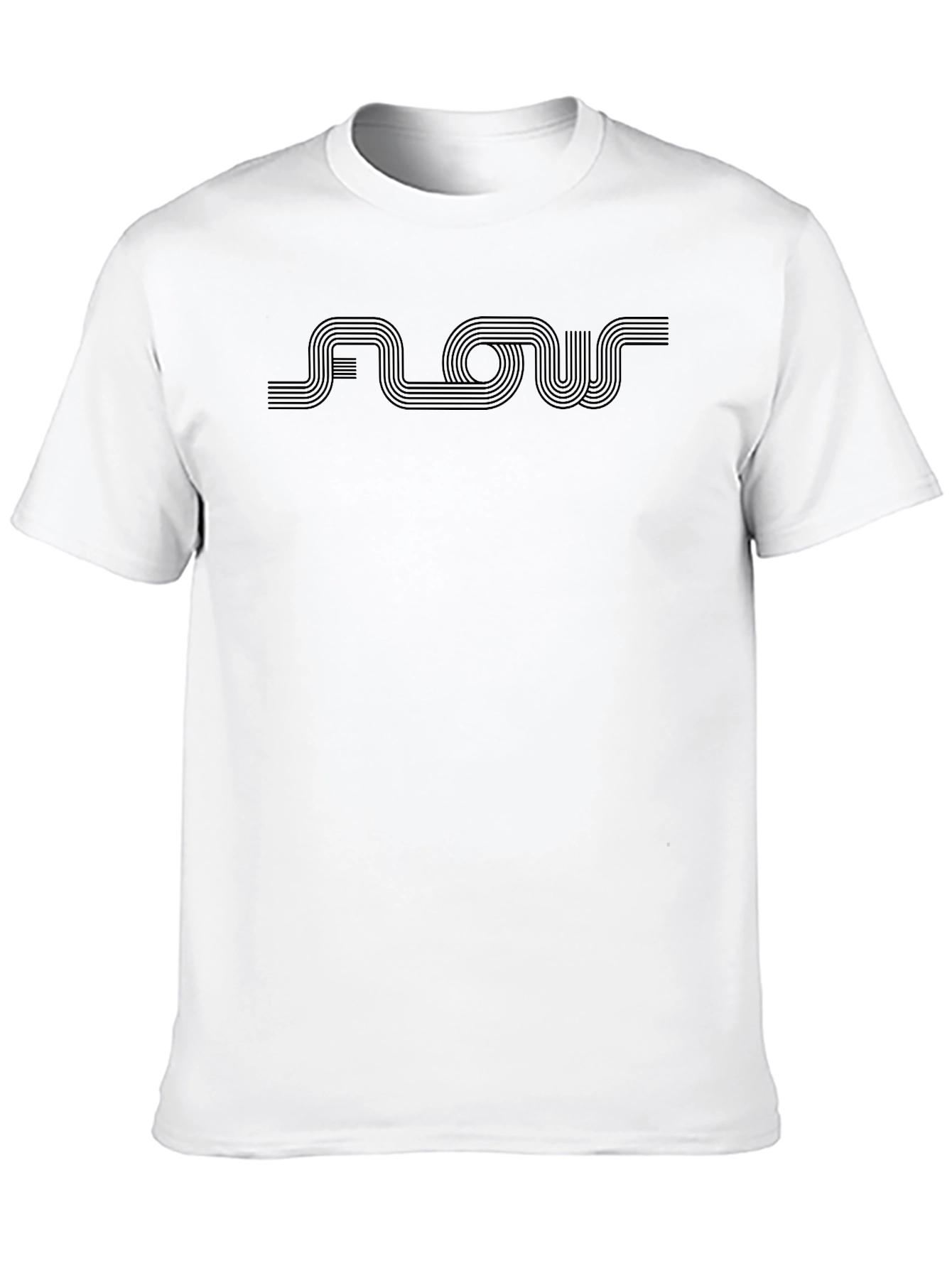 Flow Graphic Print Mens T-Shirt