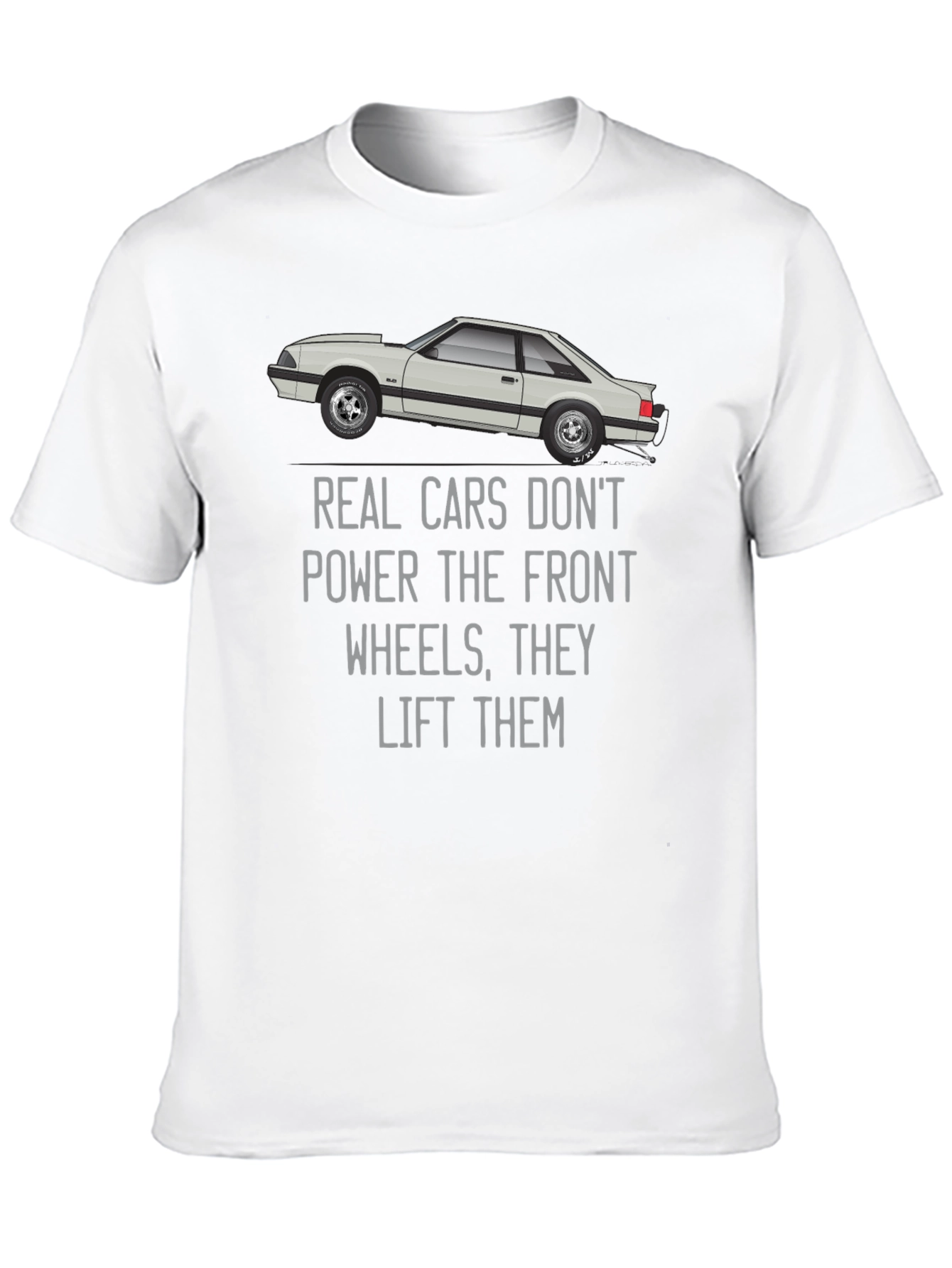 Real Cars Lift Front Wheels Graphic Tee