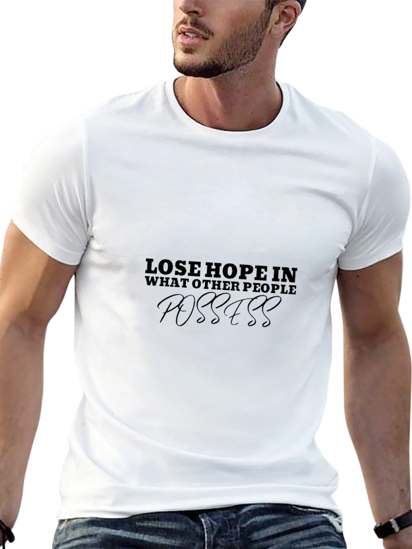Motivational Graphic Tee - Lose Hope
