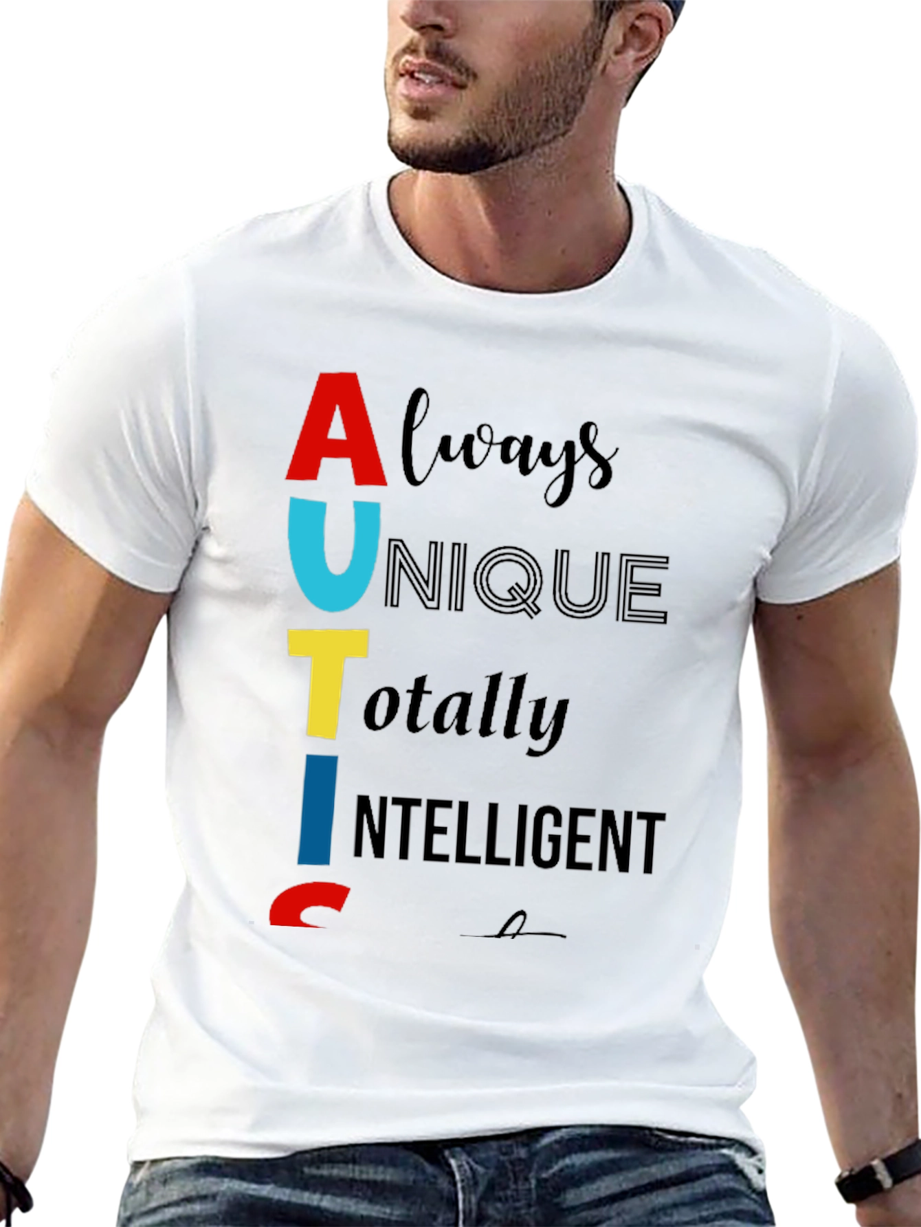 Autism Awareness T-Shirt - Always Unique Totally Intelligent
