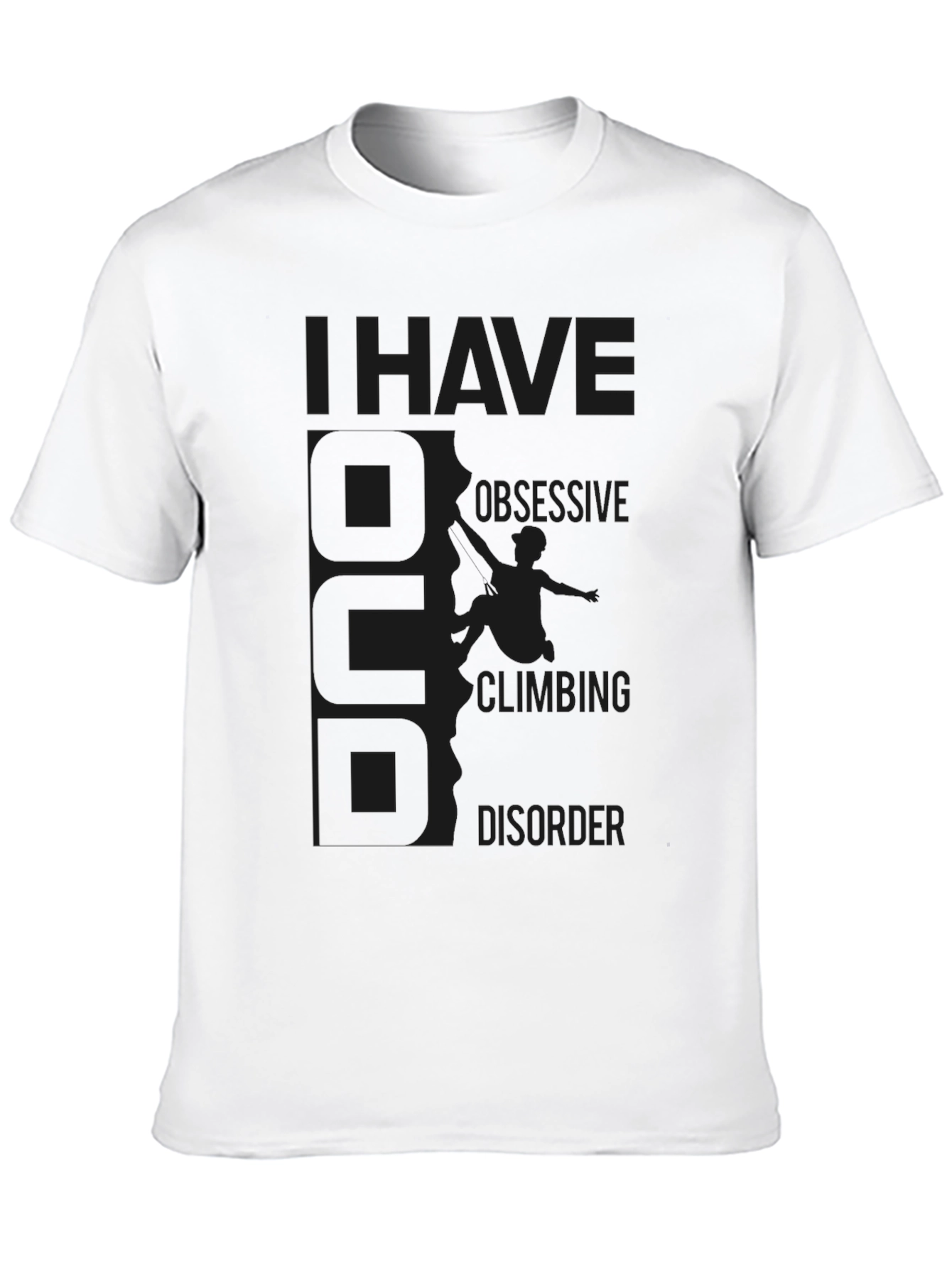 Obsessive Climbing Disorder Black T-Shirt