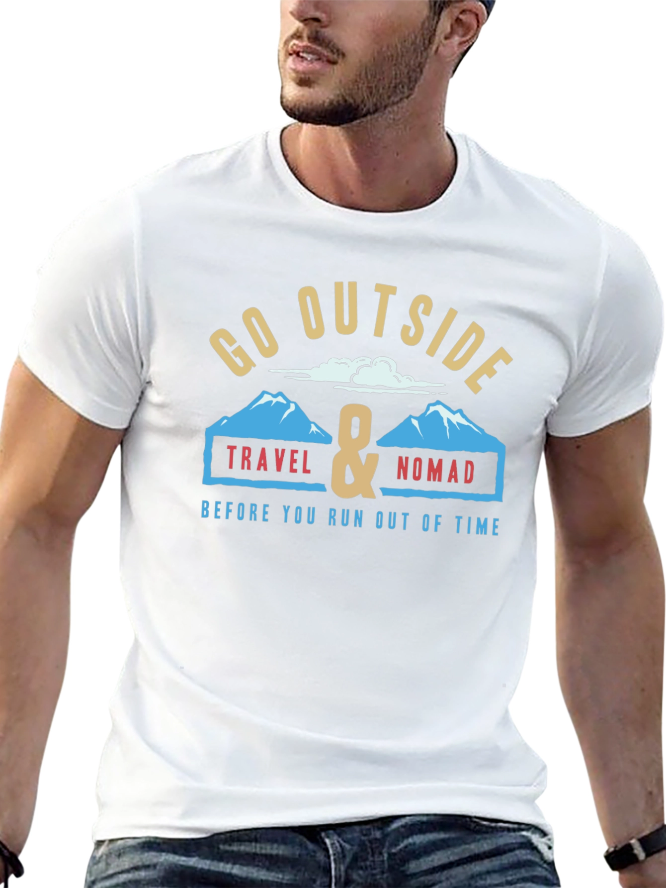 Go Outside Travel Nomad Graphic Tee