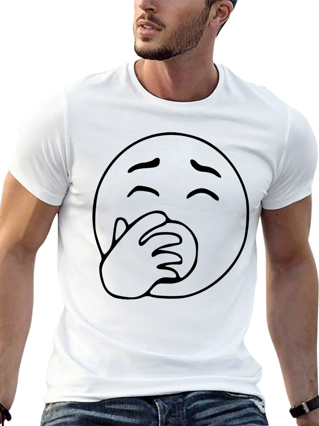 Emoji Gag Hand T-Shirt - Laugh Out Loud Style