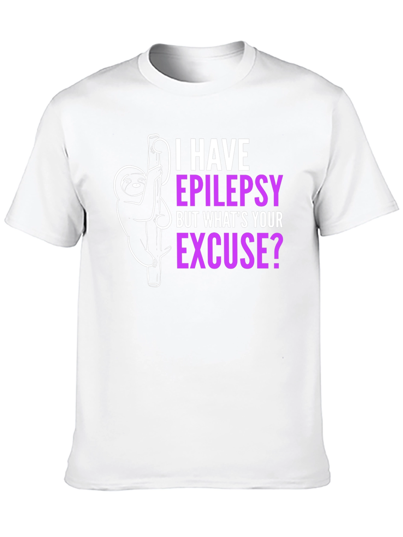 Epilepsy Awareness Sloth T-Shirt