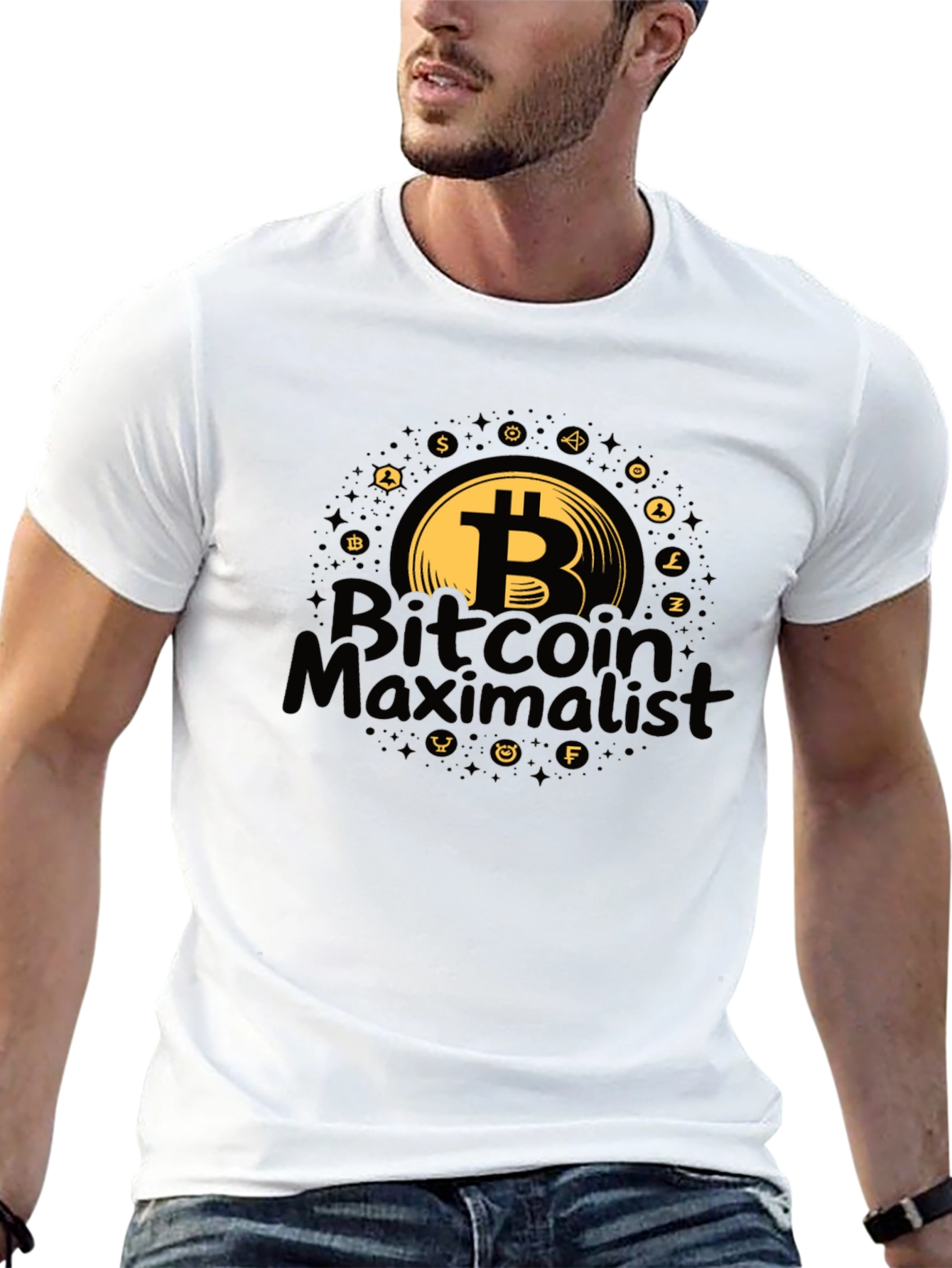 Bitcoin Maximalist Black T-Shirt Crypto Apparel