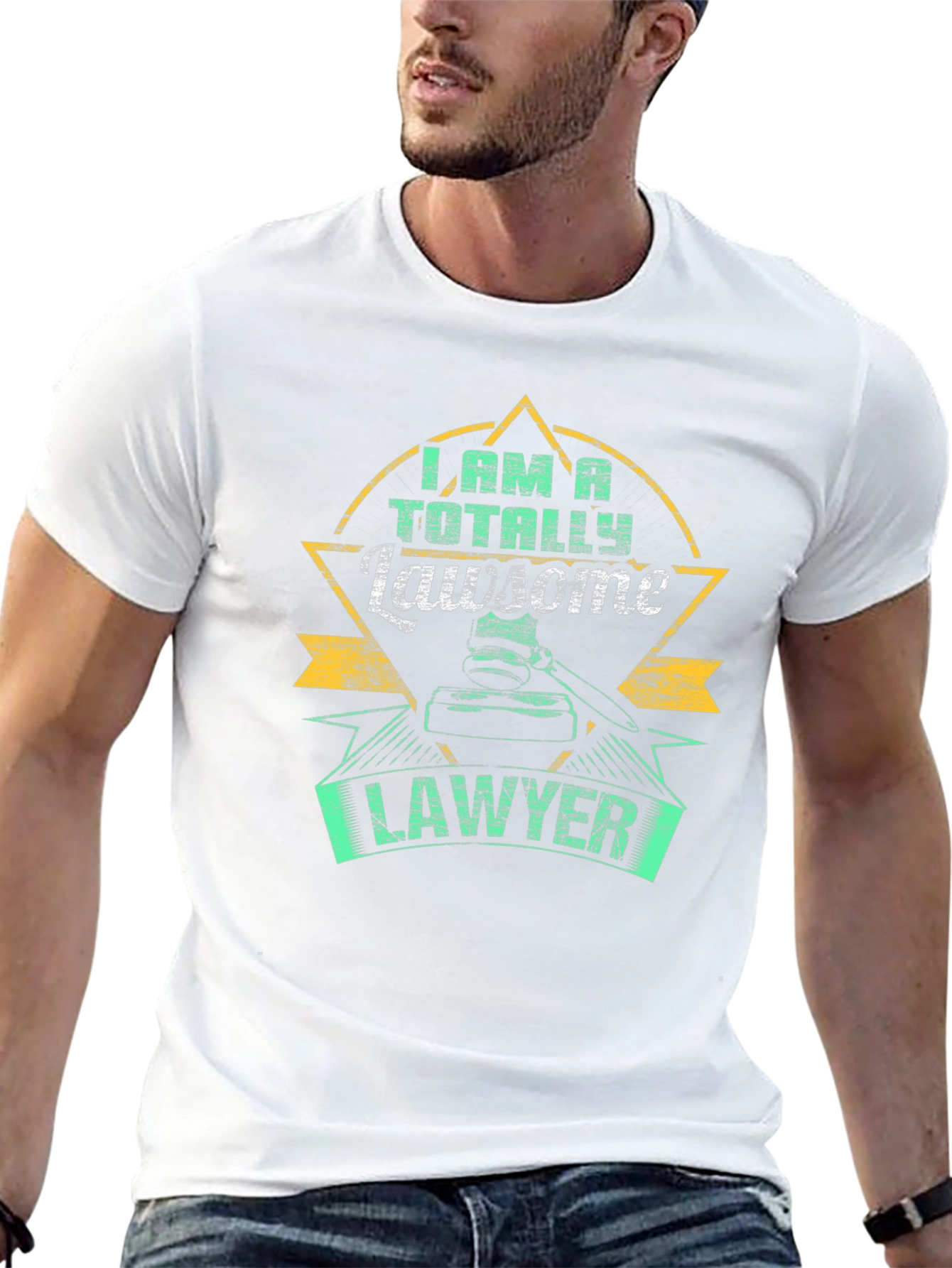 Totally Lawsome Lawyer T-Shirt - Novelty Tee