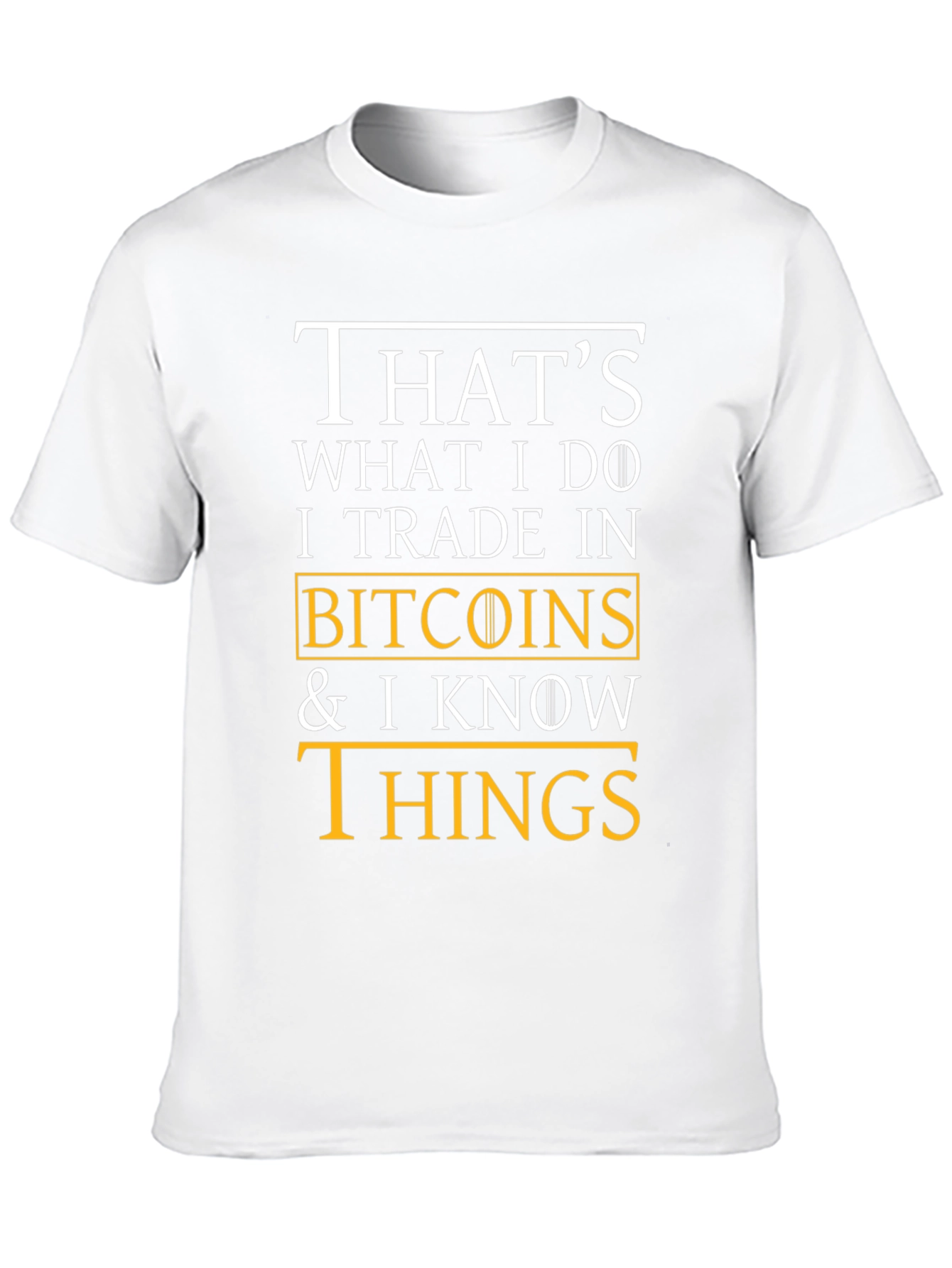 Bitcoin Trader Novelty T-Shirt