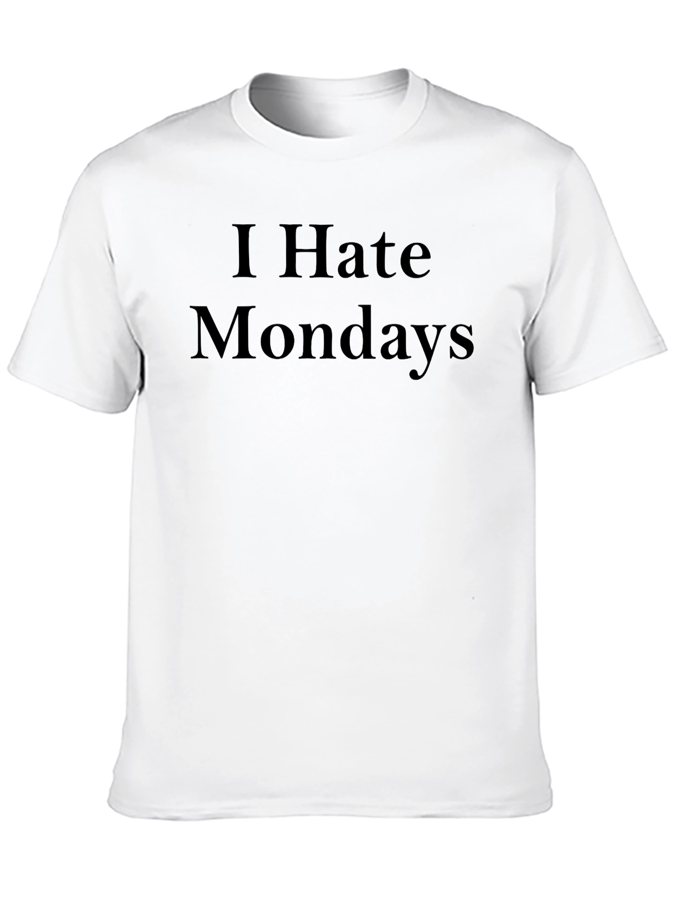 I Hate Mondays T-Shirt - Classic Black Tee