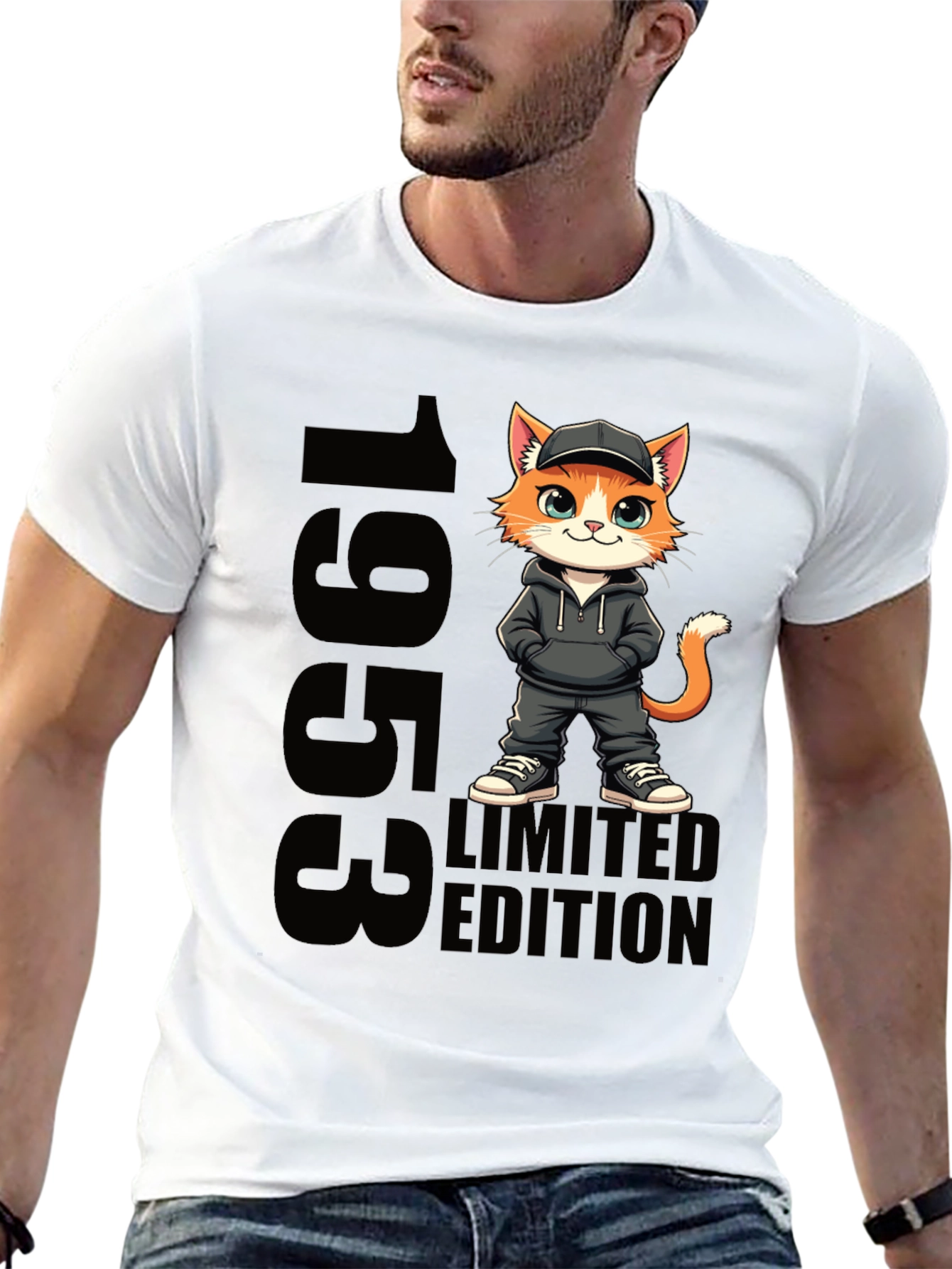 1953 Limited Edition Cat Graphic T-Shirt