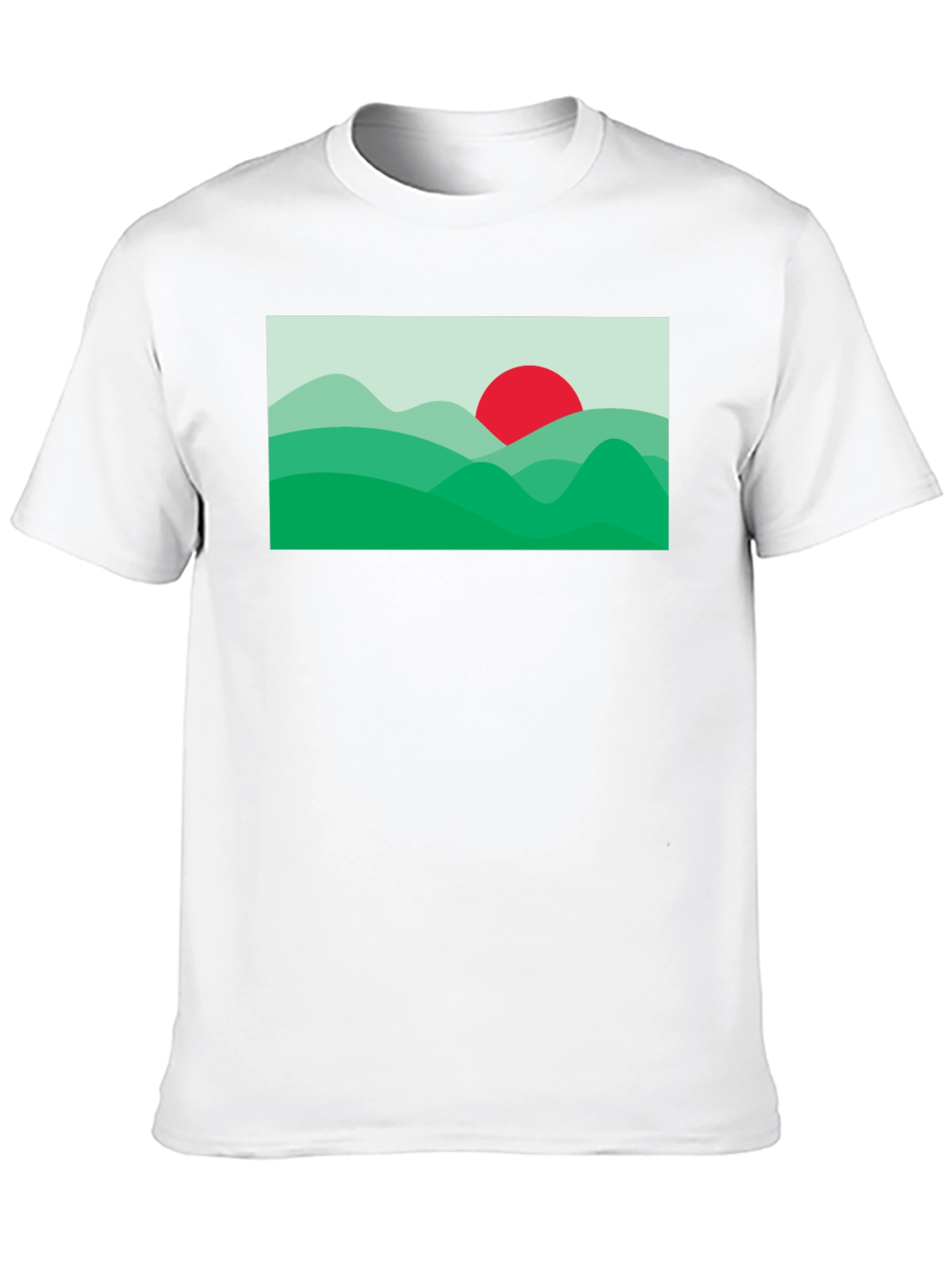 Nature Horizon Graphic Tee - Black