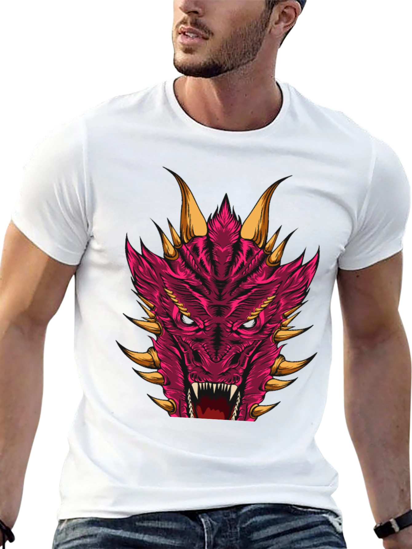 Dragon Graphic Tee - Fierce & Bold Design