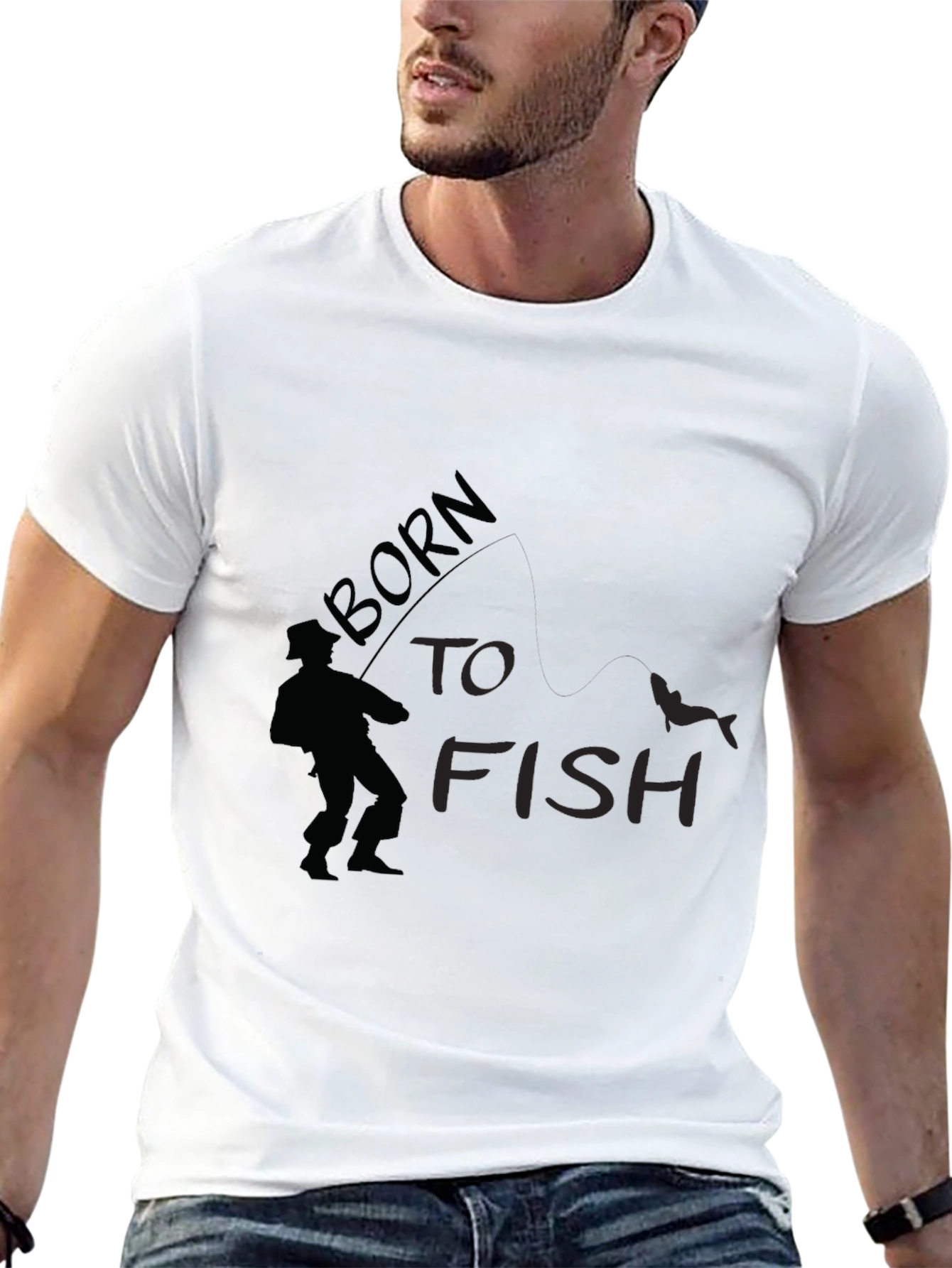Born to Fish Black T-Shirt