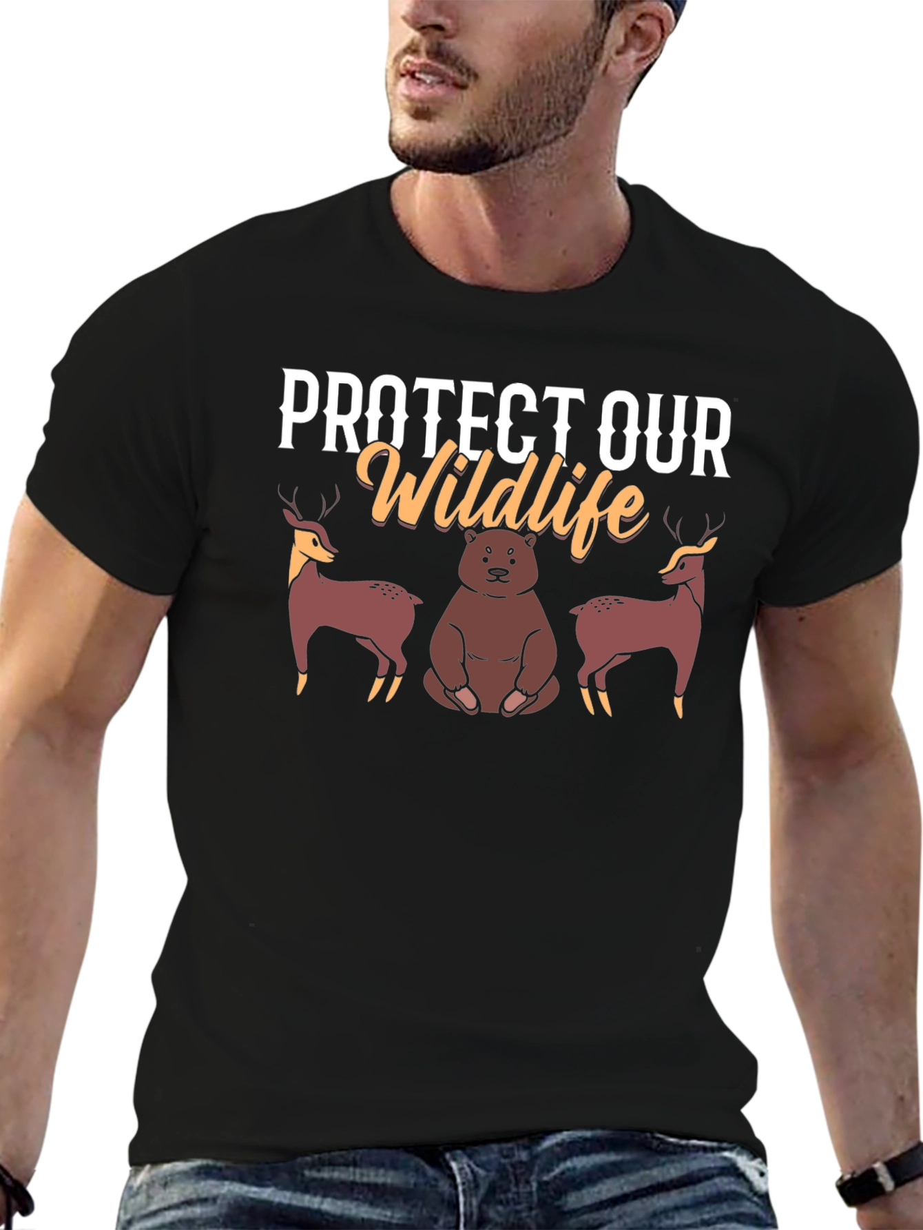 Protect Our Wildlife Graphic T-Shirt