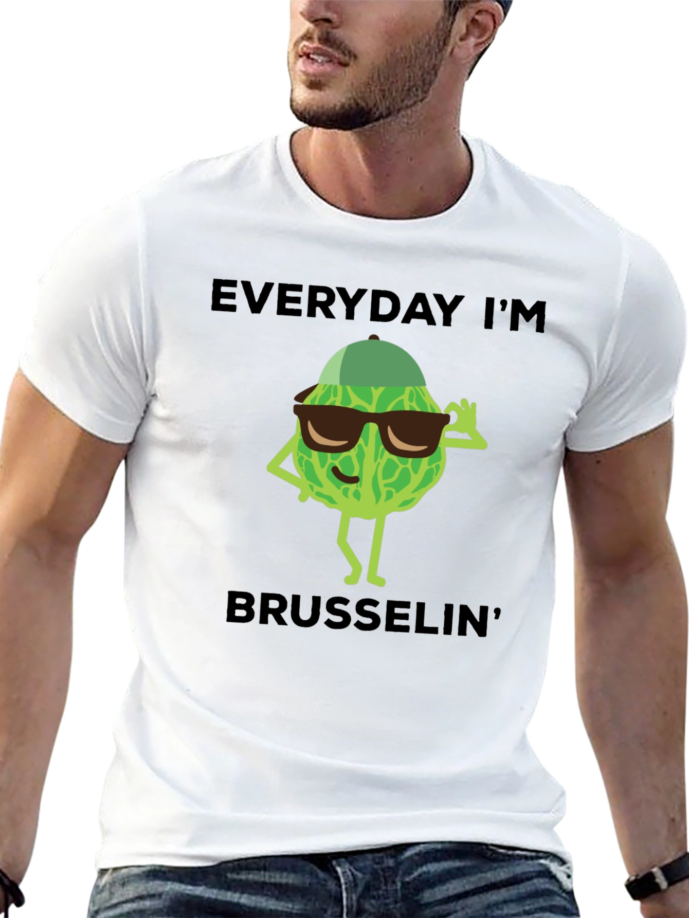 Everyday Im Brusselin T-Shirt - Funny Vegetable Tee