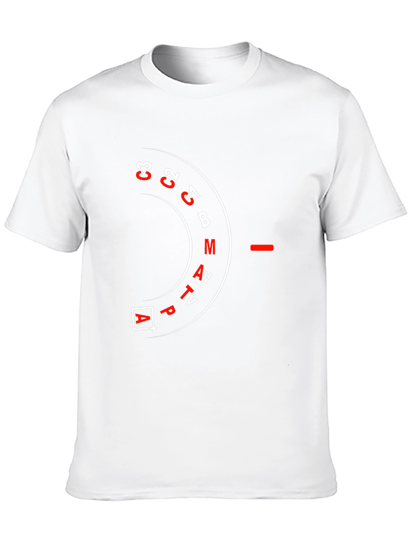 Camera Mode Dial Graphic T-Shirt