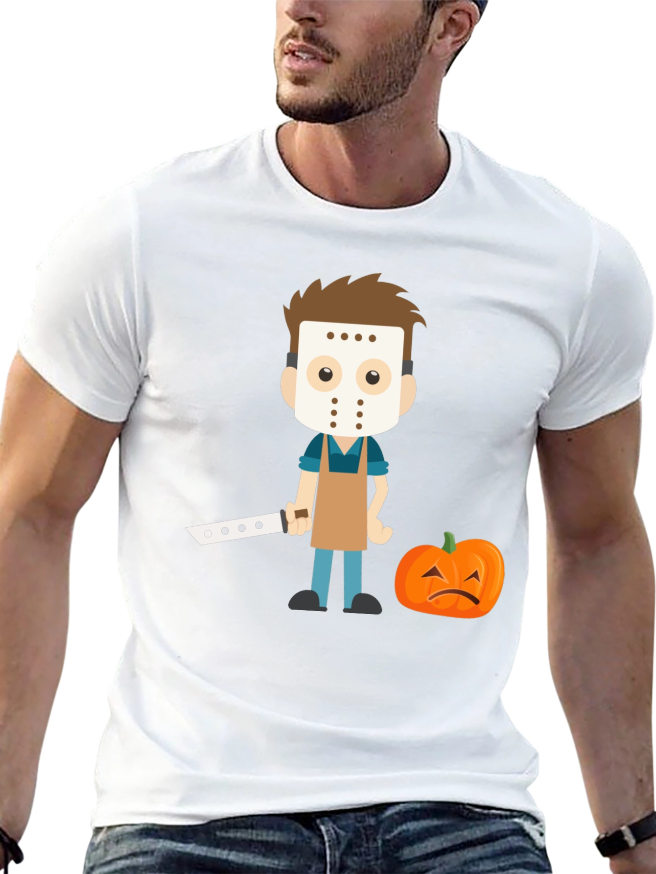 Halloween Cartoon Graphic Tee