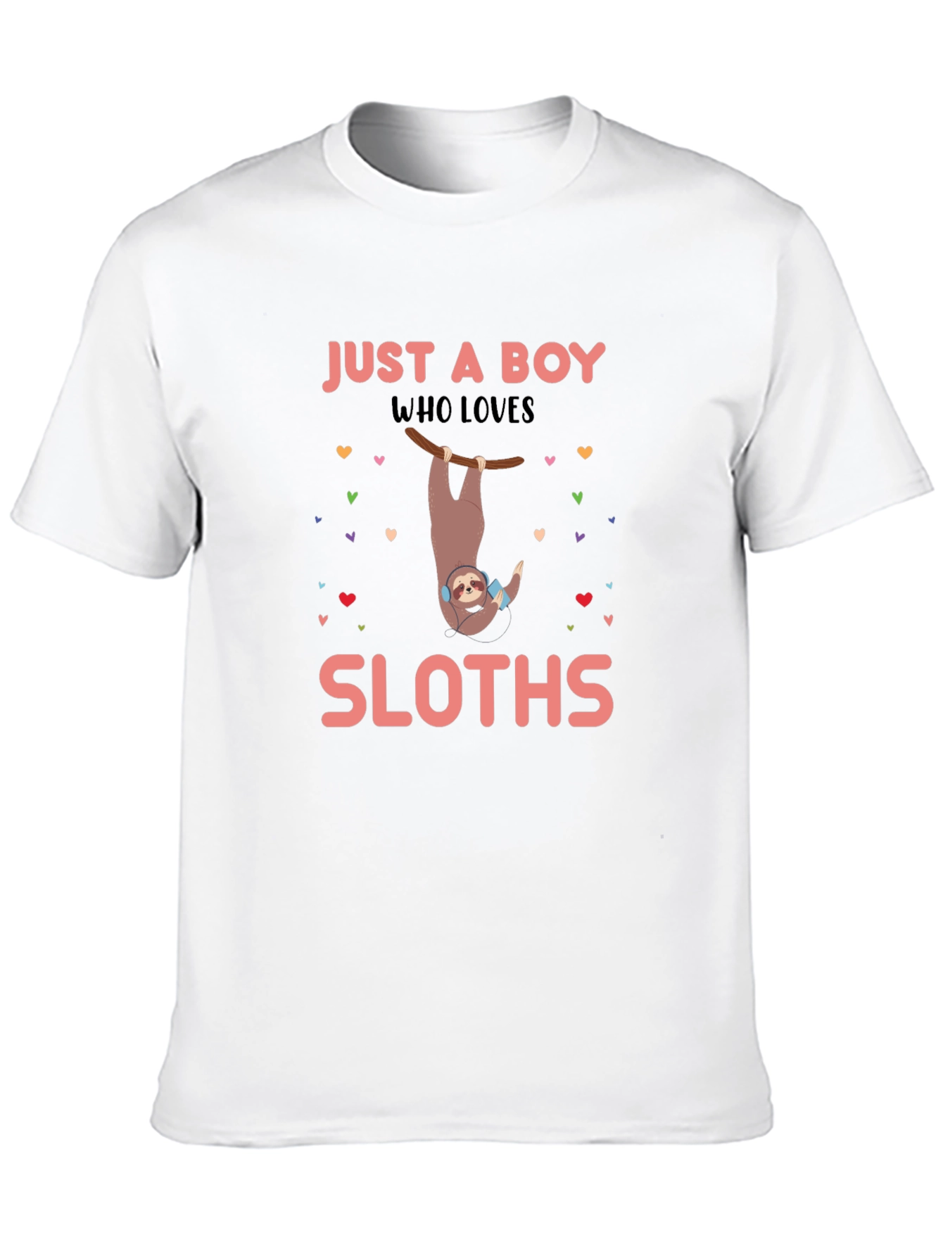 Just a Boy Who Loves Sloths T-Shirt