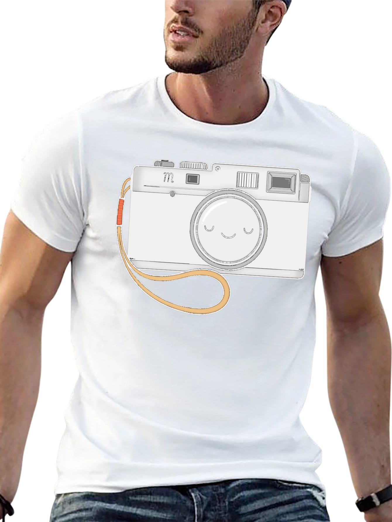 Retro Camera Graphic Tee - Fun Photography Shirt