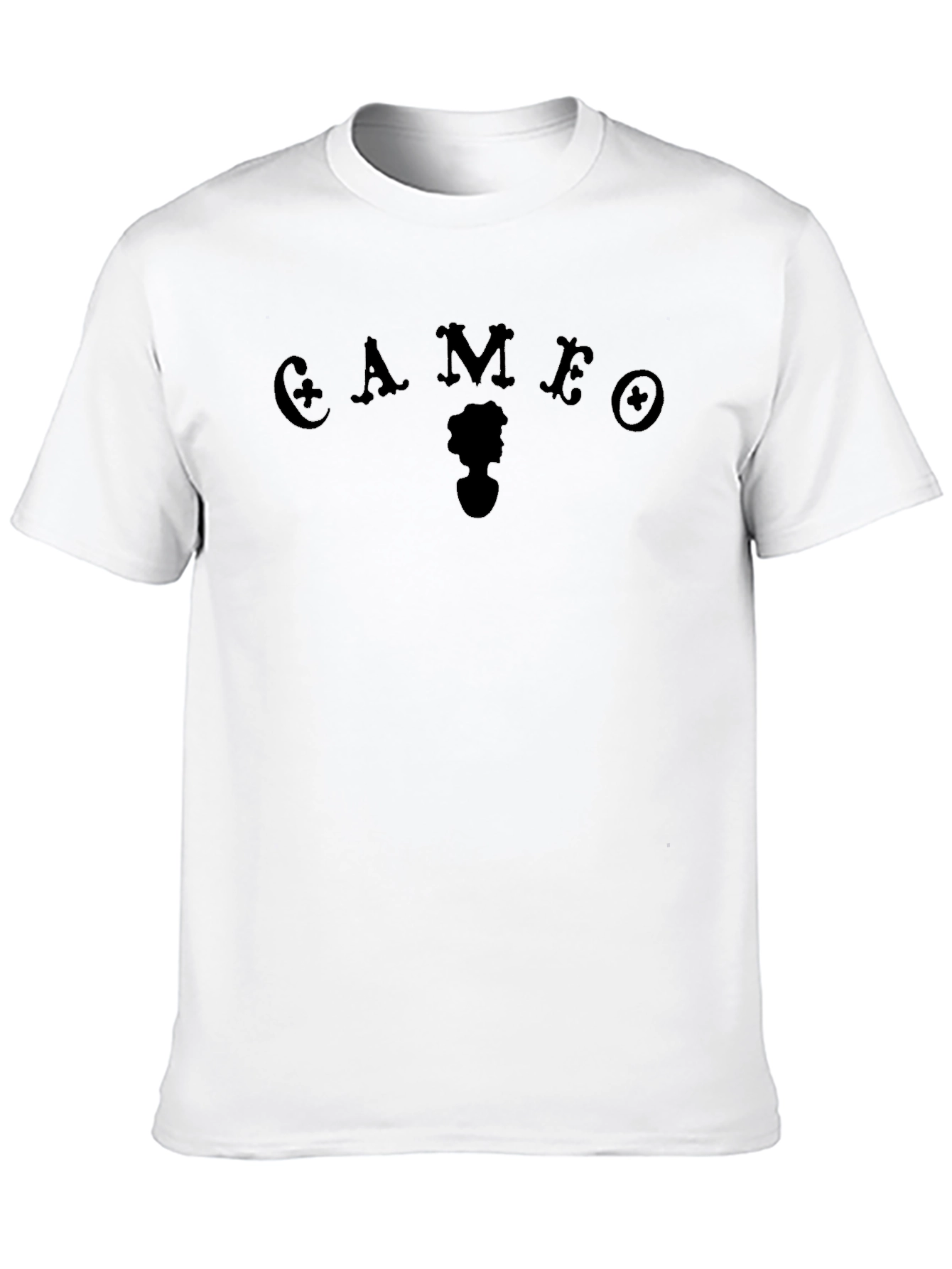 Cameo Graphic Tee - Stylish Crew Neck T-Shirt