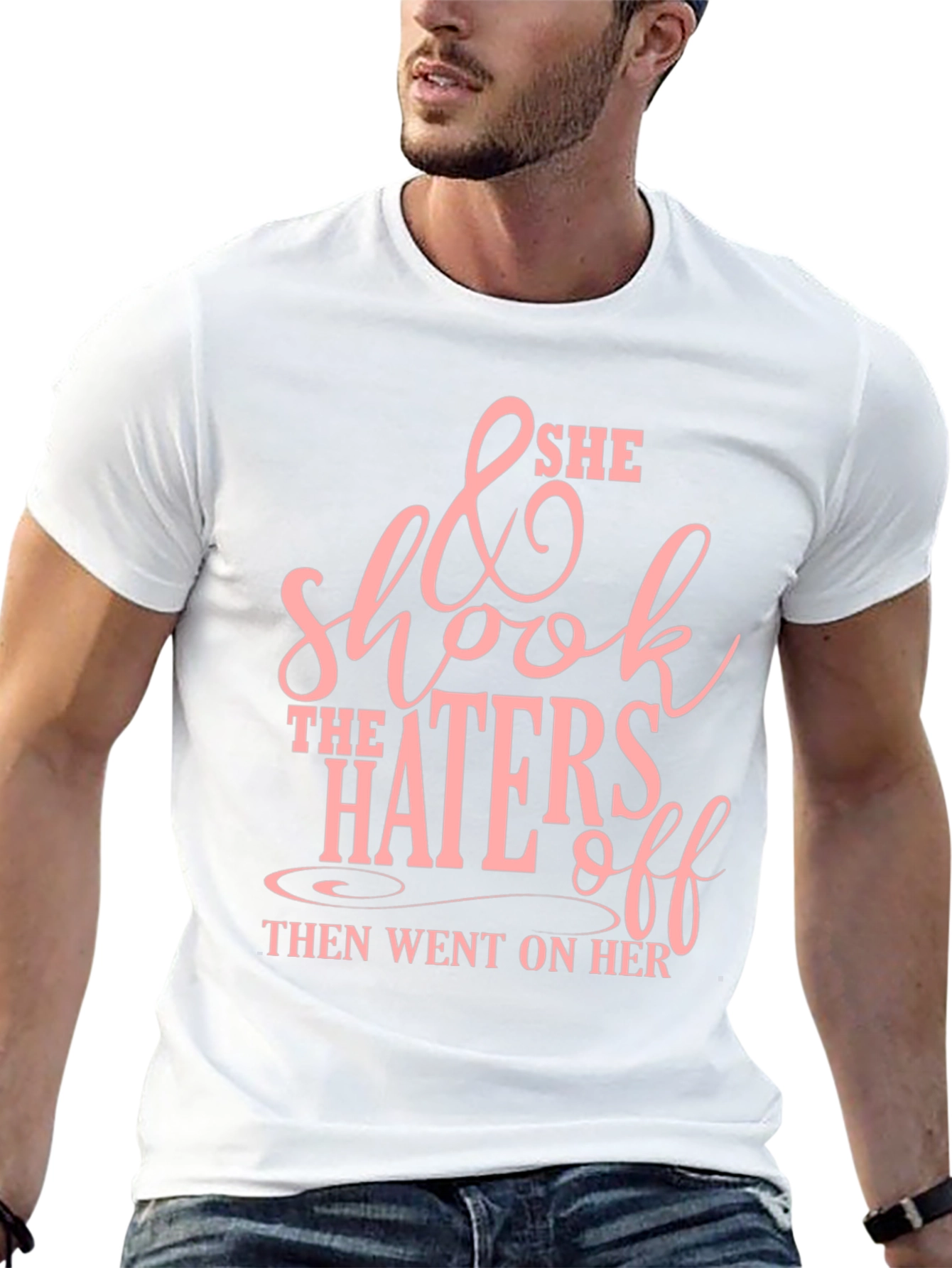 She Shook The Haters Off Graphic Tee - Black