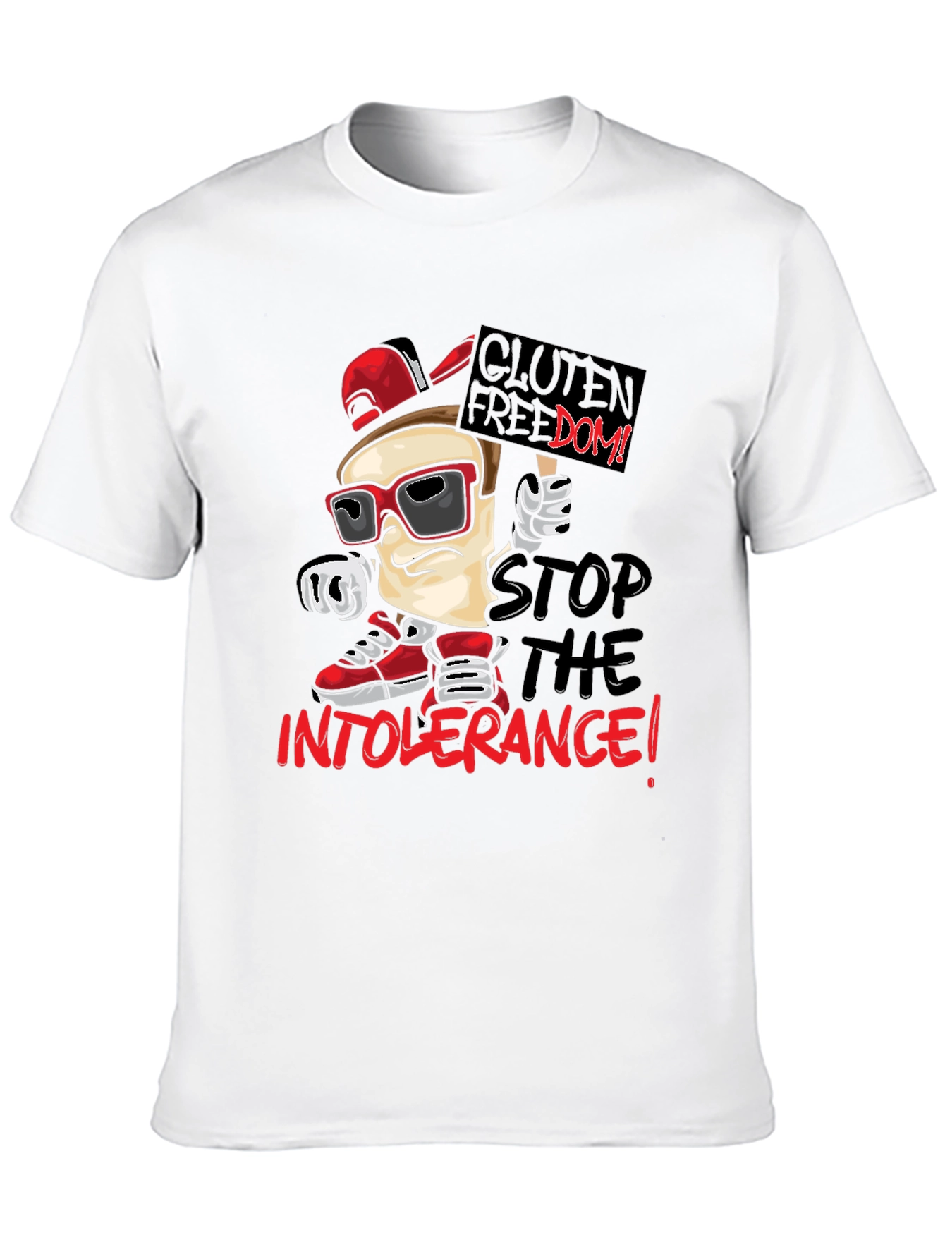 Gluten Freedom T-Shirt - Stop the Intolerance!