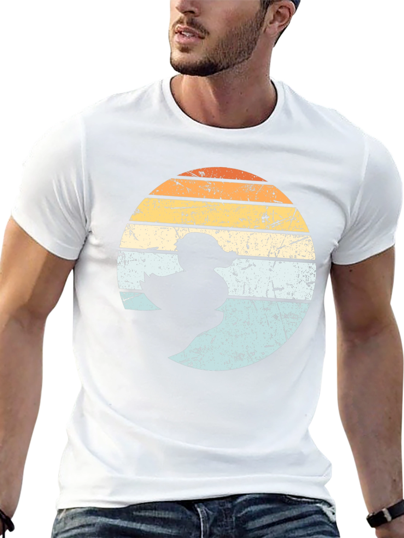 Retro Duck Silhouette T-Shirt