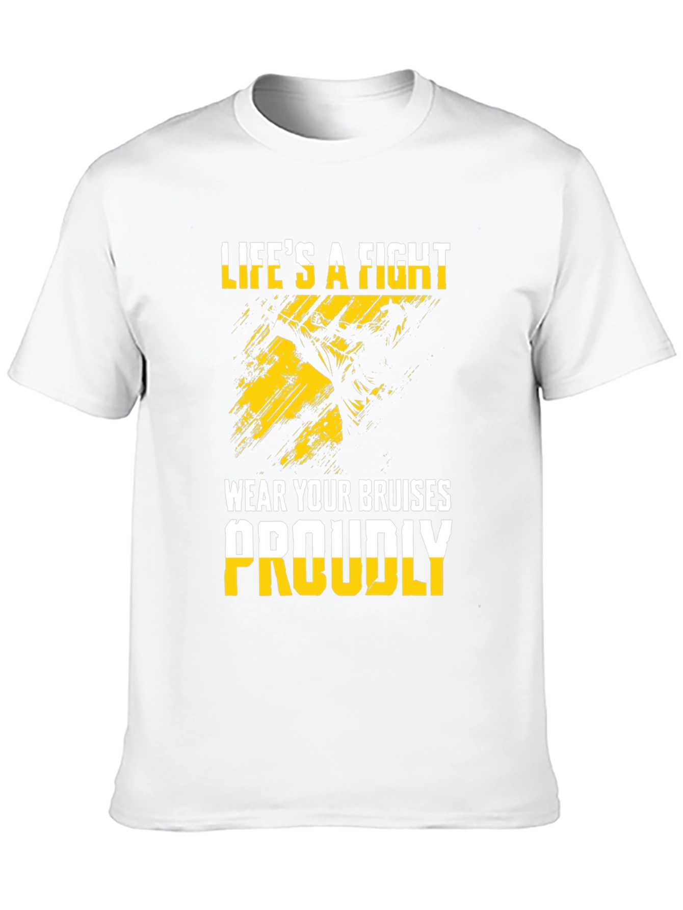 Lifes A Fight T-Shirt - Wear Your Bruises Proudly