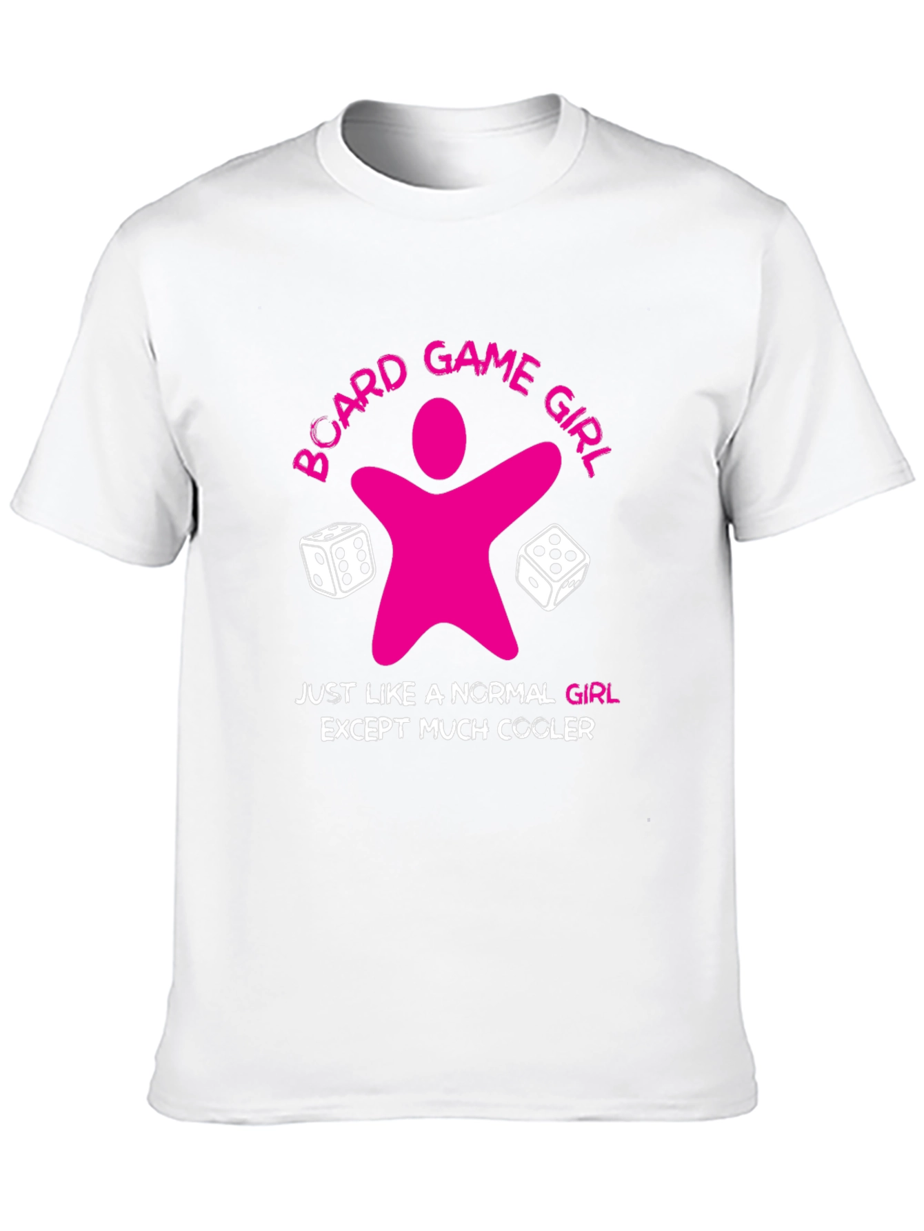 Board Game Girl T-Shirt - Cool Gamer Tee