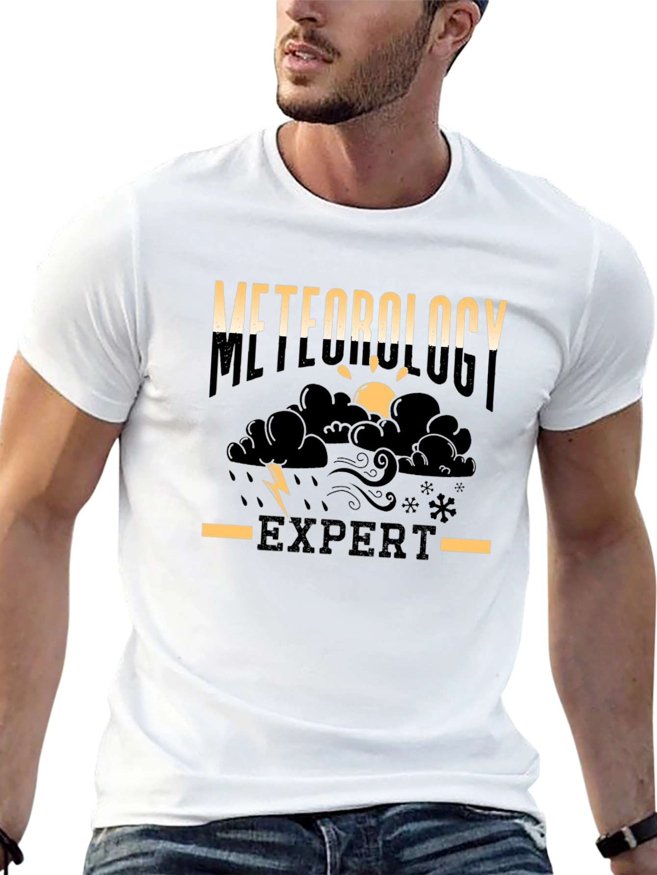 Meteorology Expert Black T-Shirt