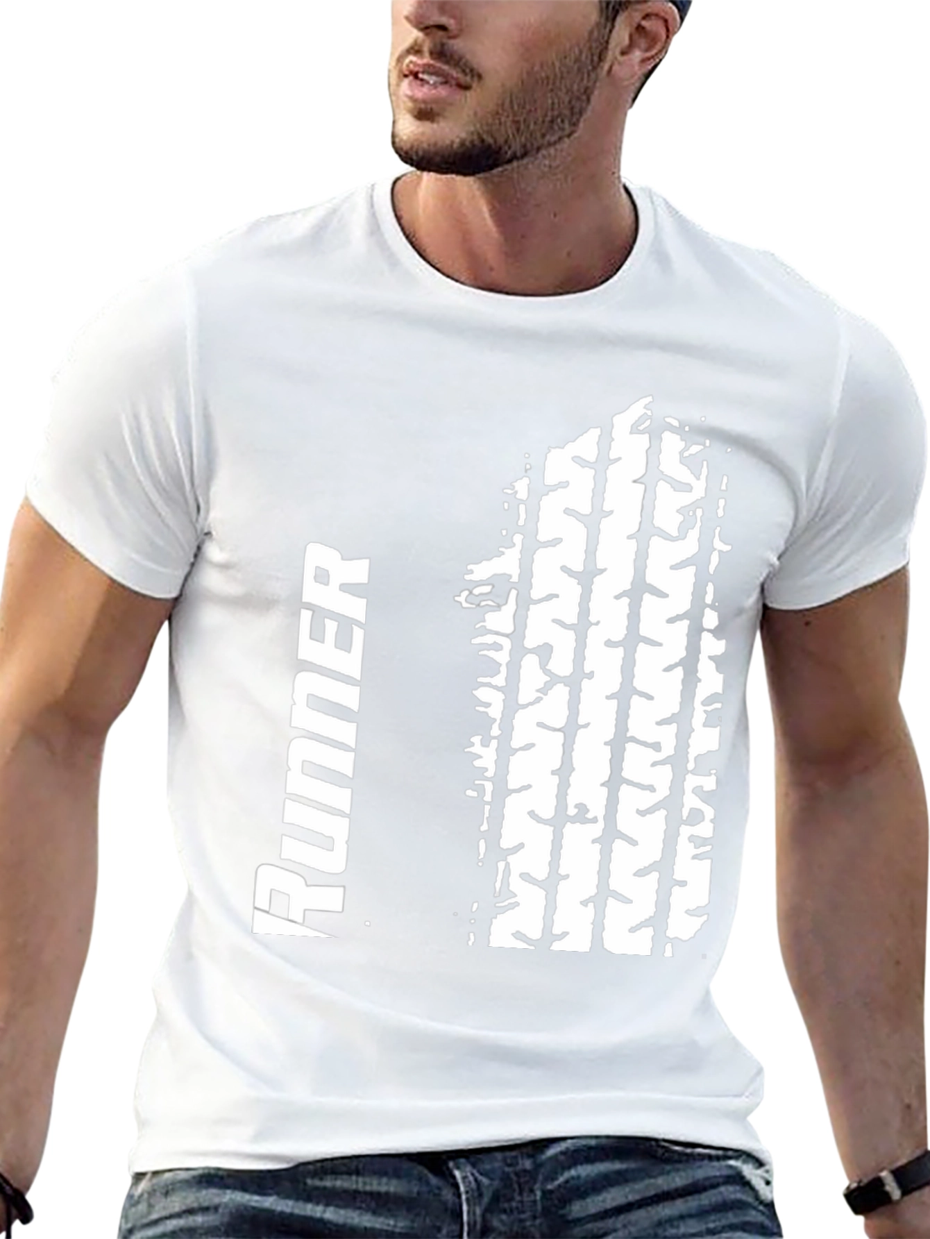 Runner Tire Tread Graphic Tee