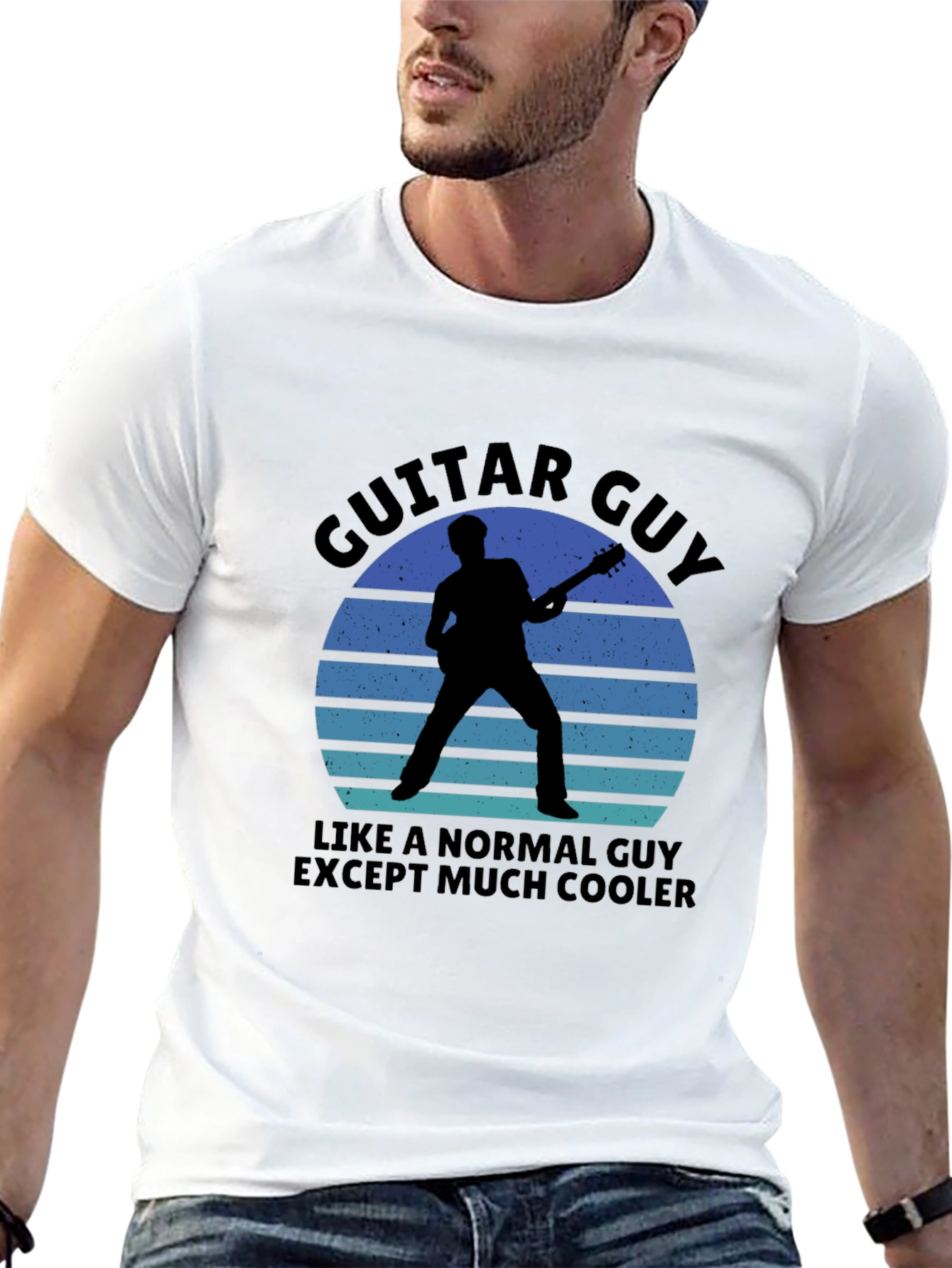 Guitar Guy T-Shirt - Musician Cool Graphic Tee