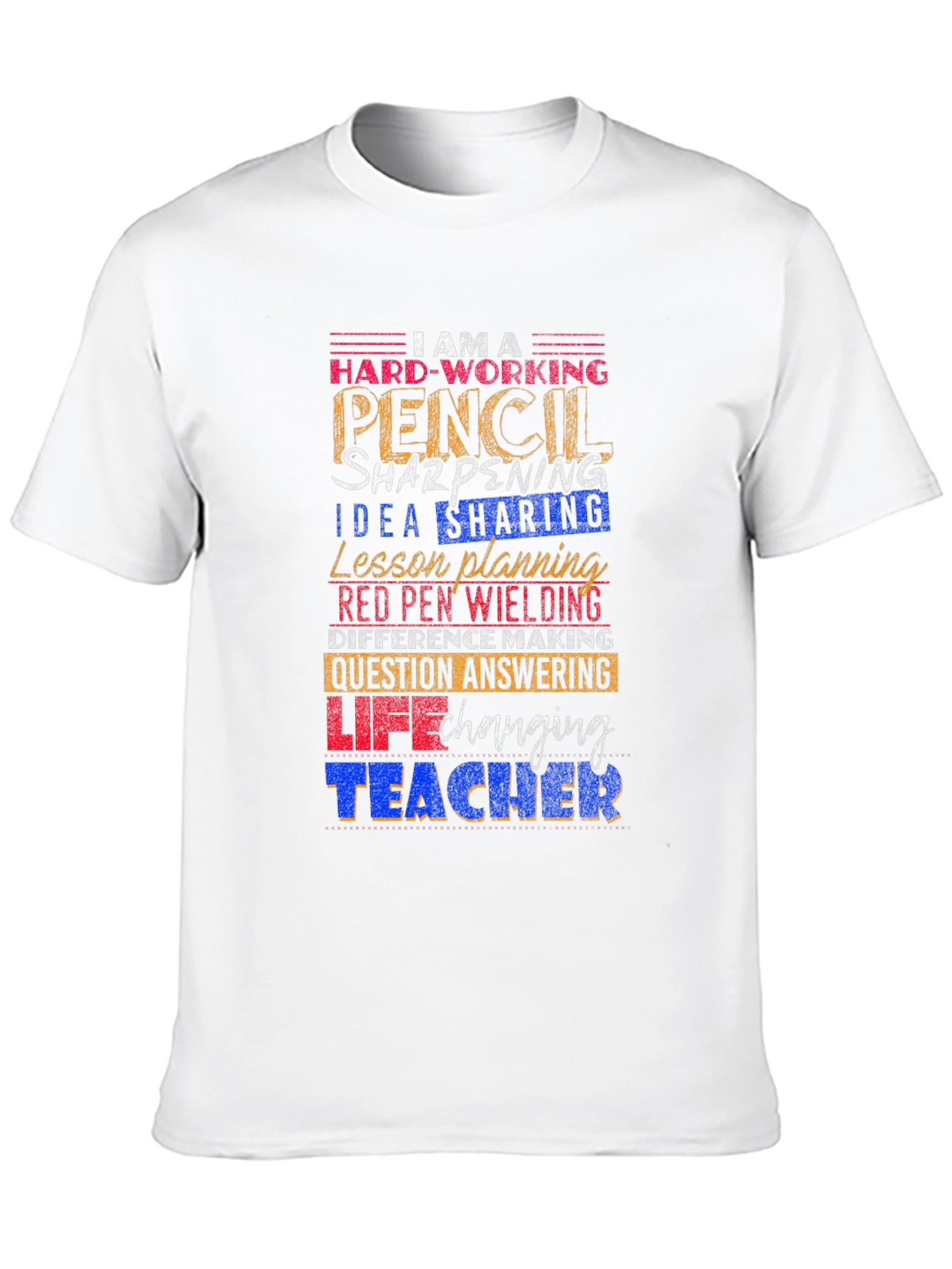 Hard-Working Teacher Graphic Tee