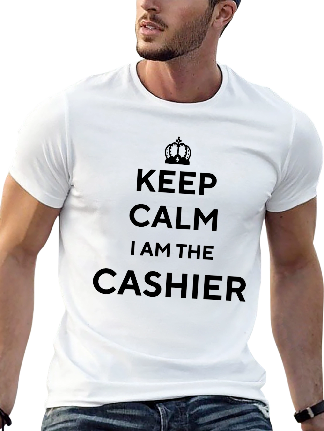 Keep Calm Cashier T-Shirt - Funny Job Tee