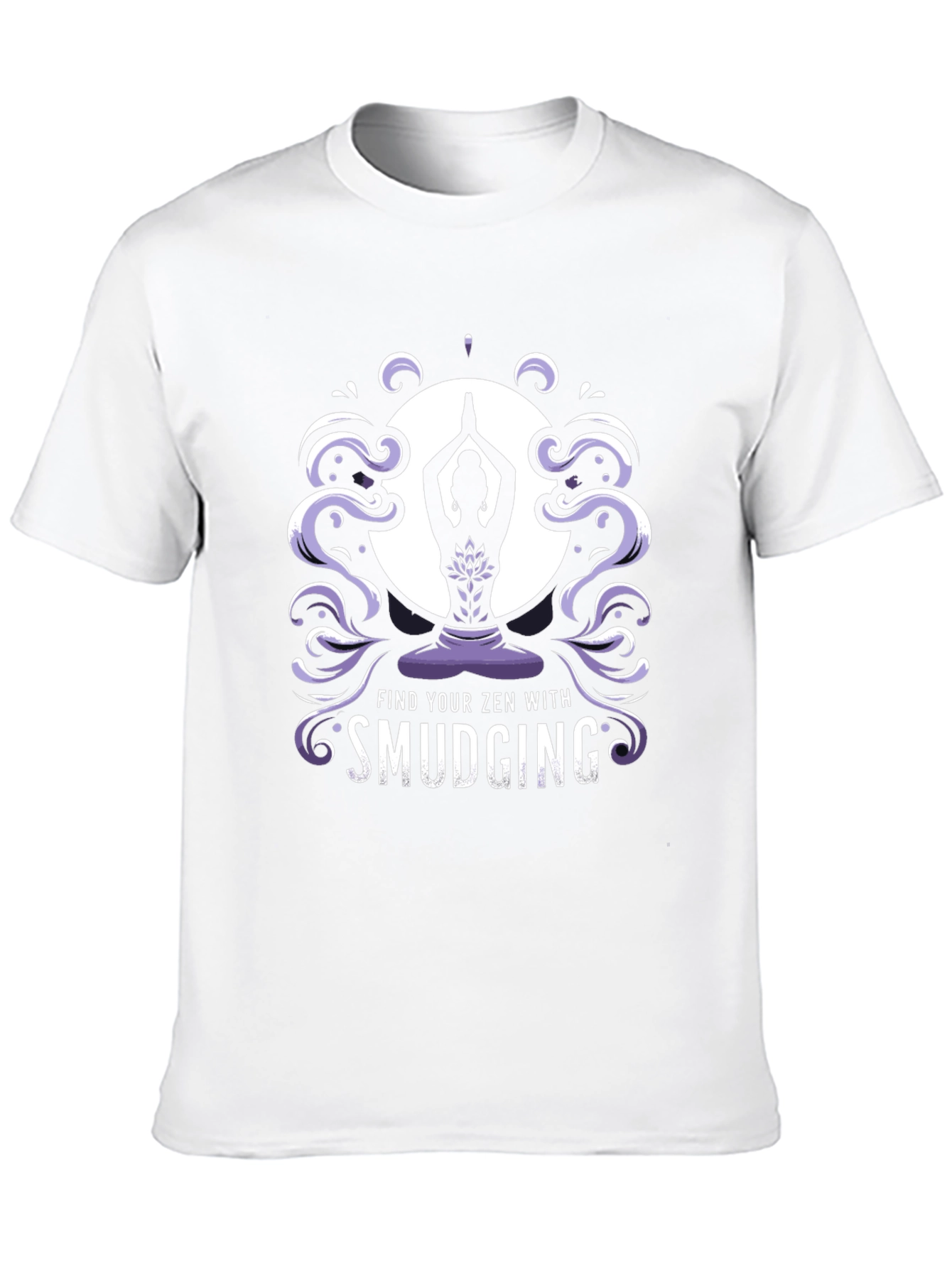 Zen Smudging Graphic Tee - Find Your Inner Peace