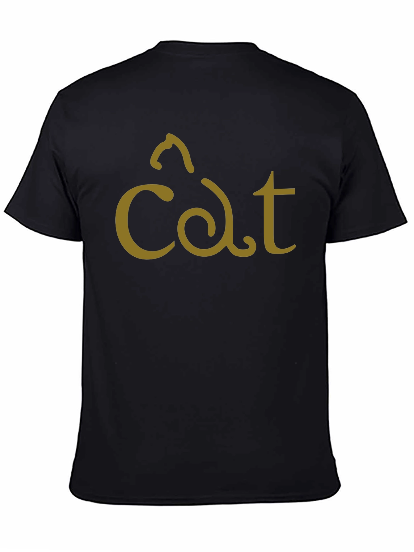 Cat Silhouette T-Shirt - Unique Design
