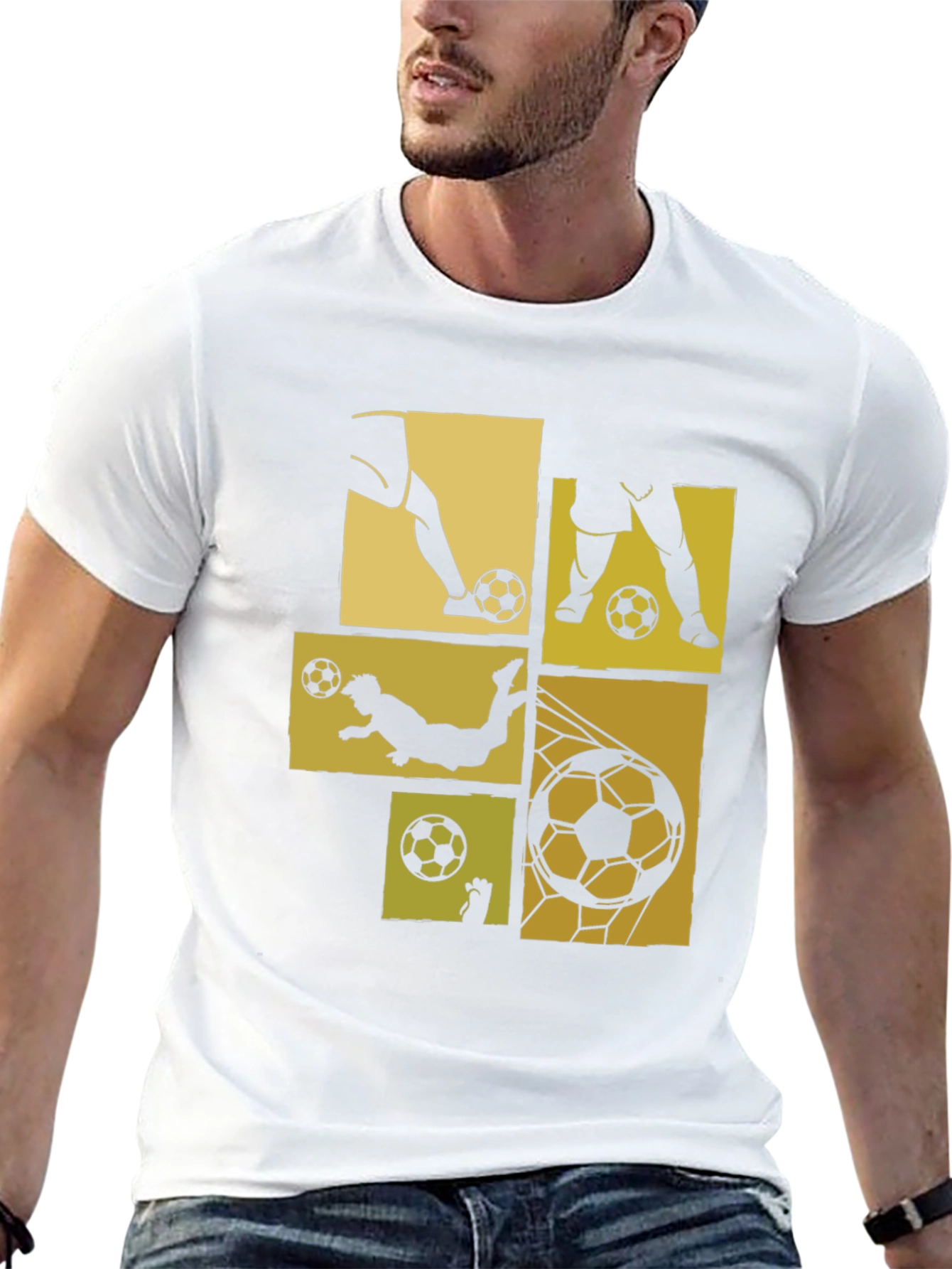 Soccer Graphic Print T-Shirt