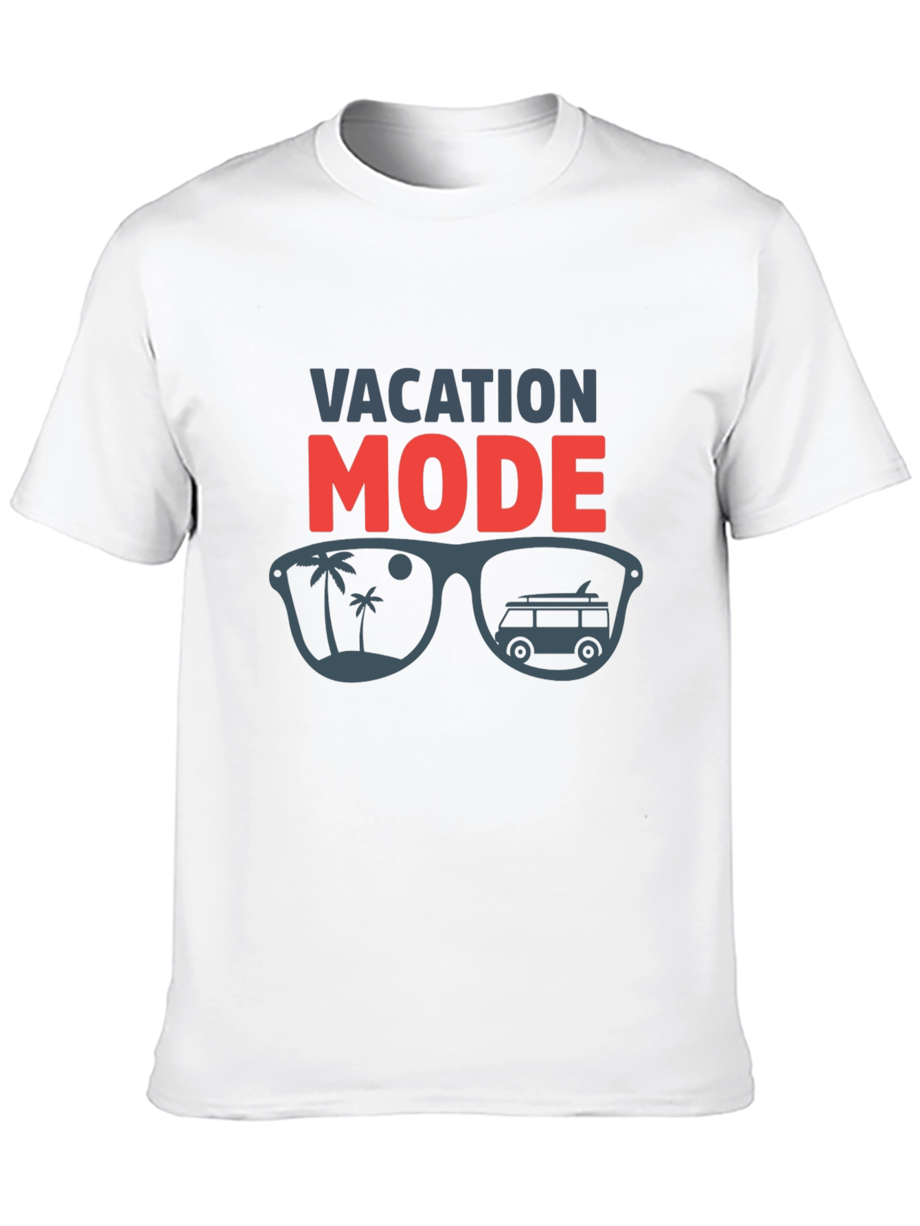 Vacation Mode T-Shirt - Palm Tree Beach Van