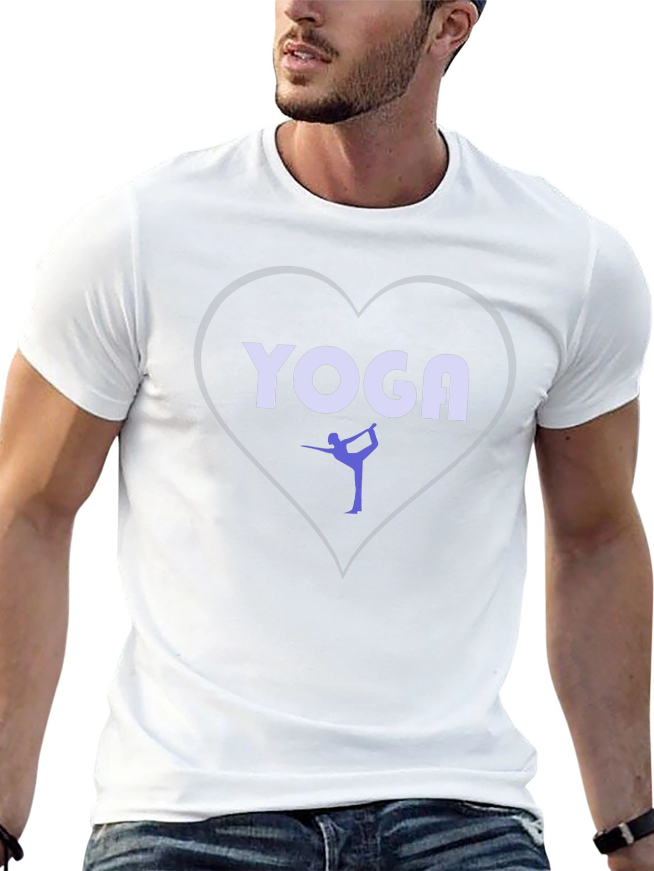 Yoga Heart T-Shirt - Zen Activewear Top
