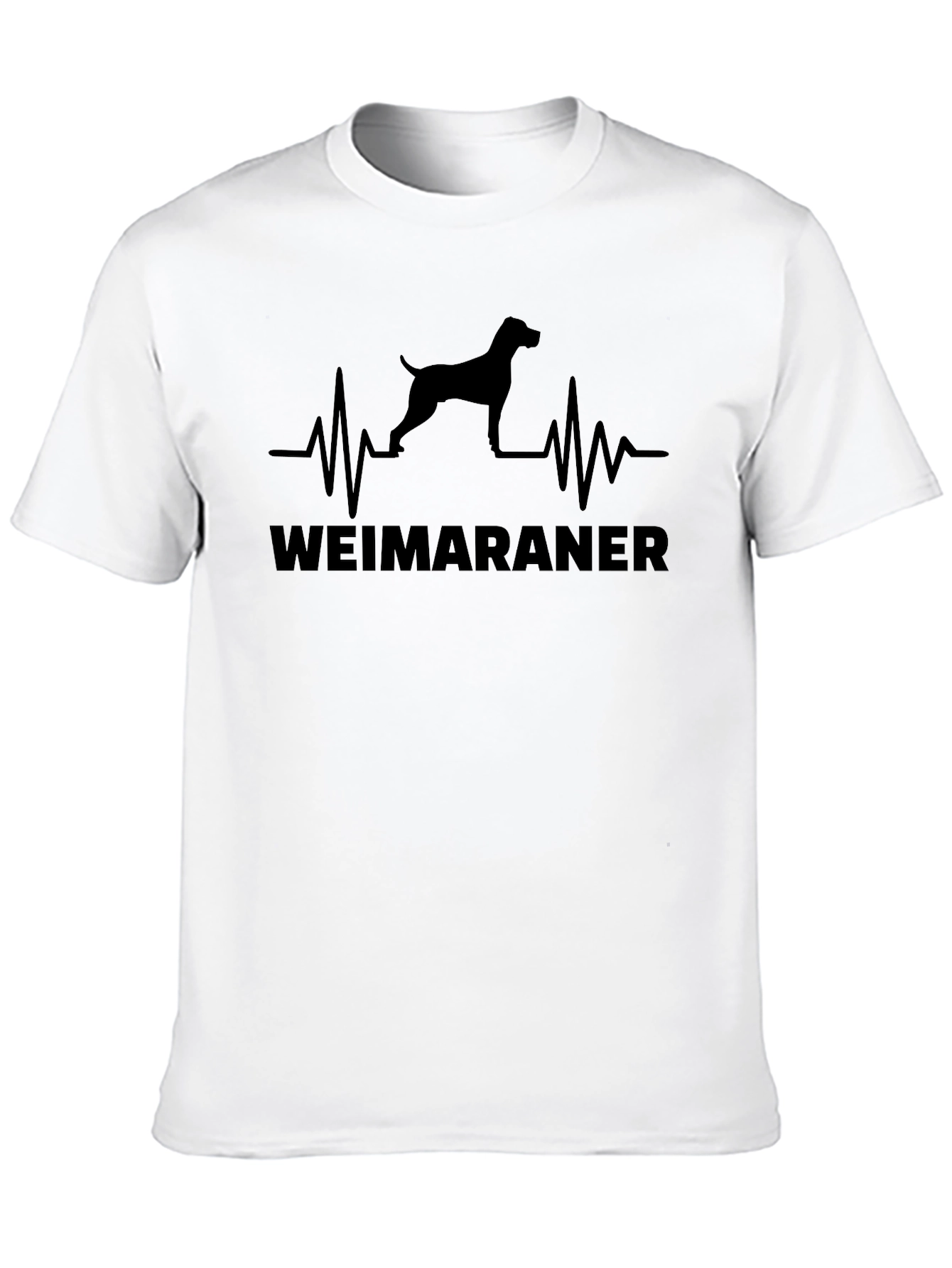 Weimaraner Heartbeat Graphic T-Shirt