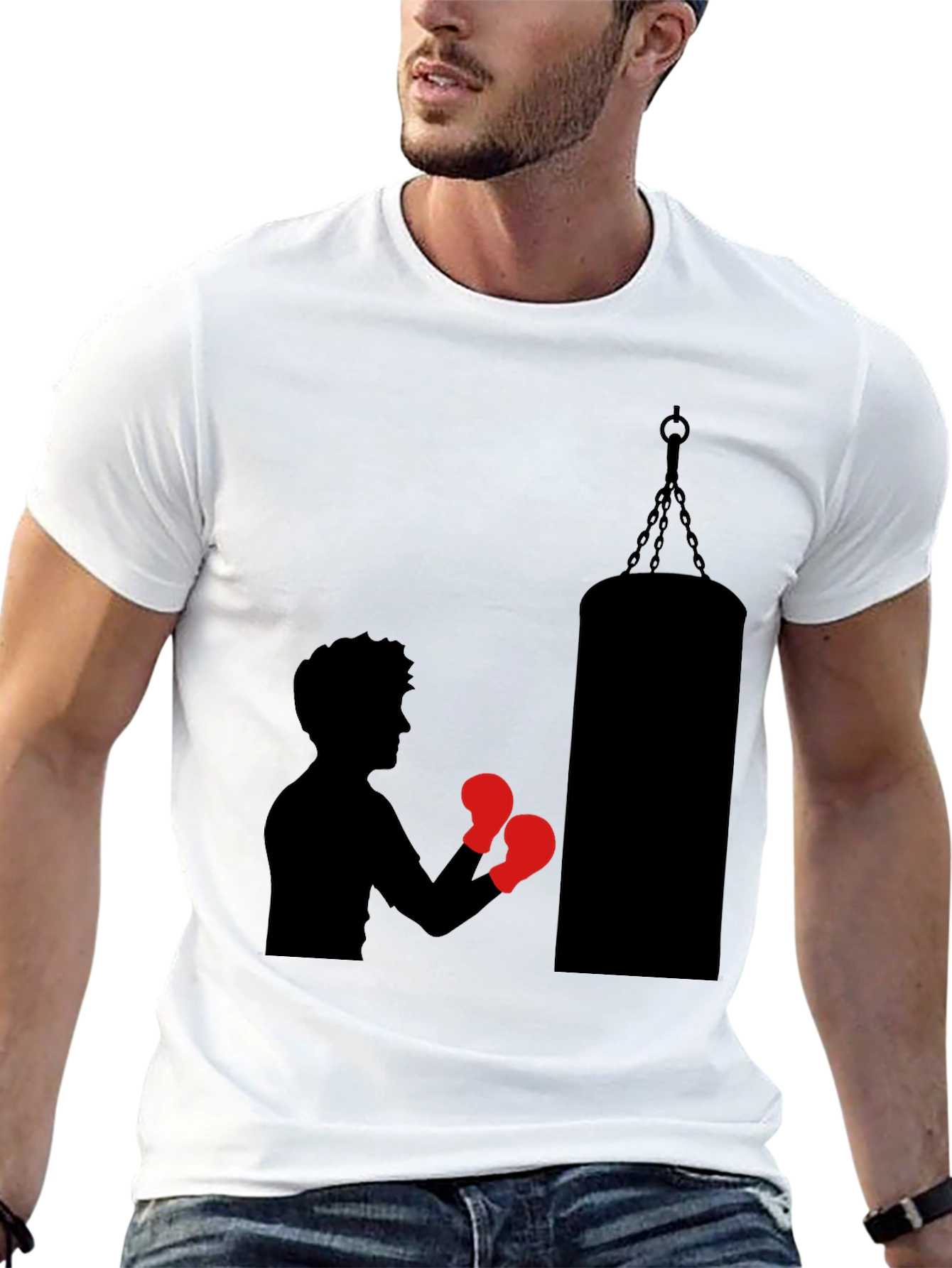 Black Boxing Graphic Tee