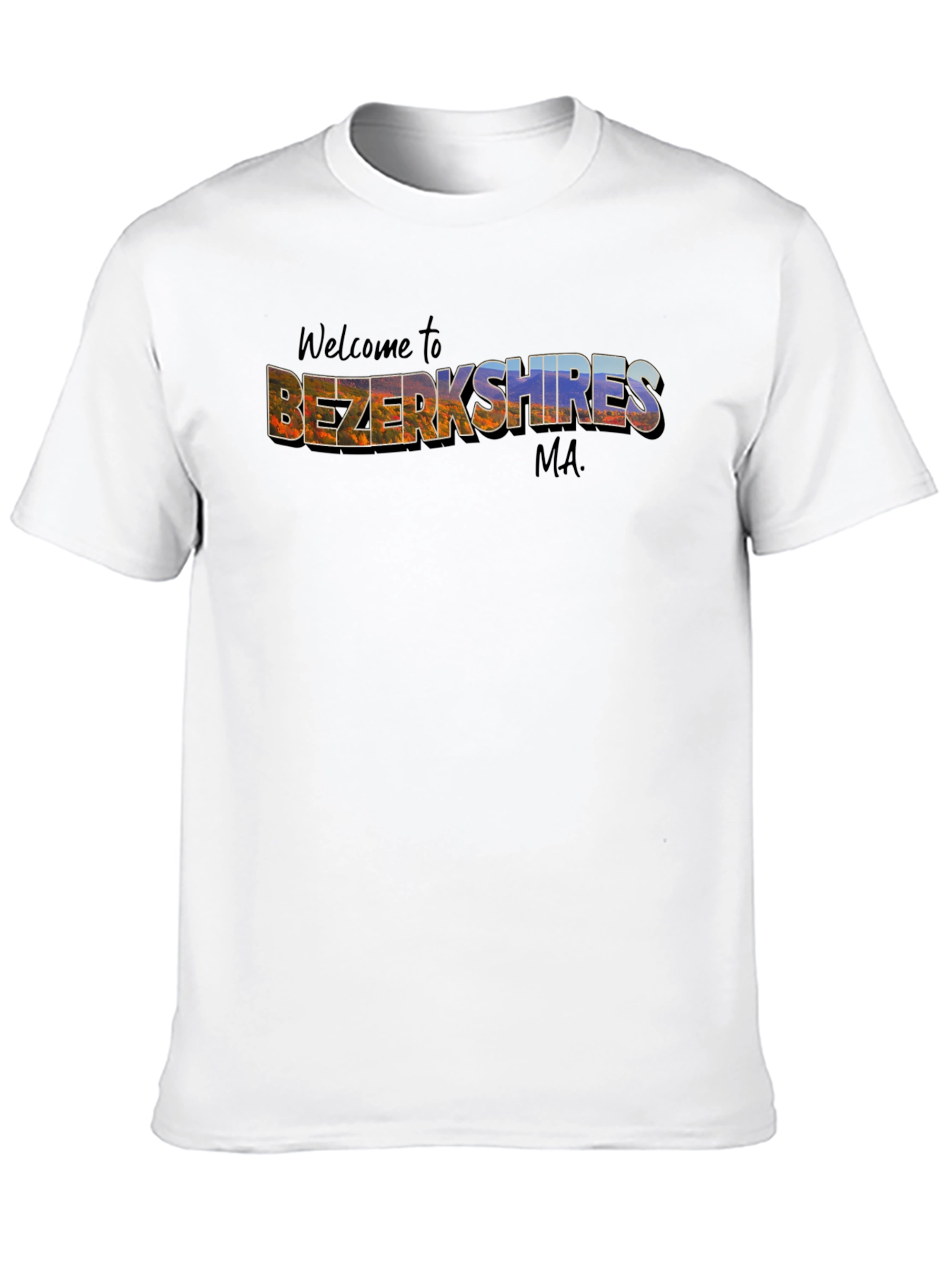 Welcome to Bezerkshires MA Black T-Shirt