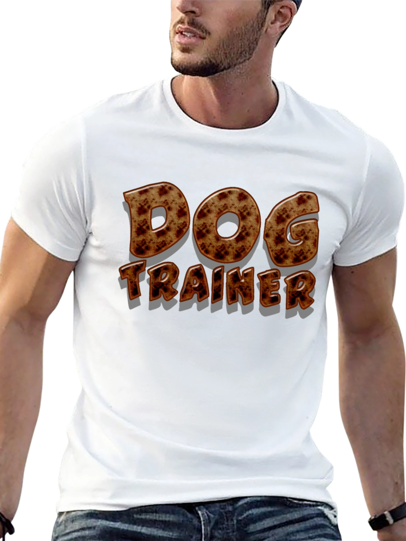 Dog Trainer Novelty Graphic T-Shirt