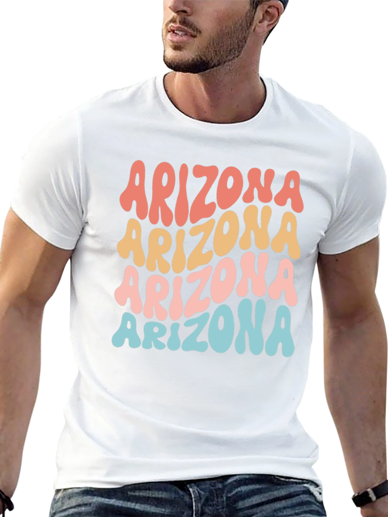 Retro Arizona Graphic Tee - Comfortable Casual Wear
