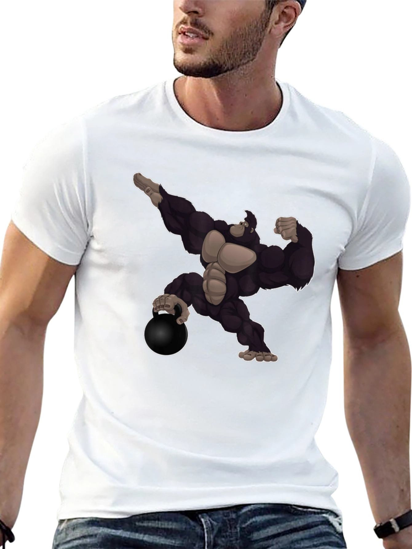 Gorilla Gym T-Shirt: Lift Like a Beast