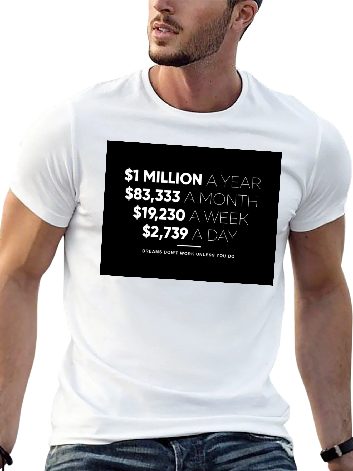 Million A Year Motivation T-Shirt