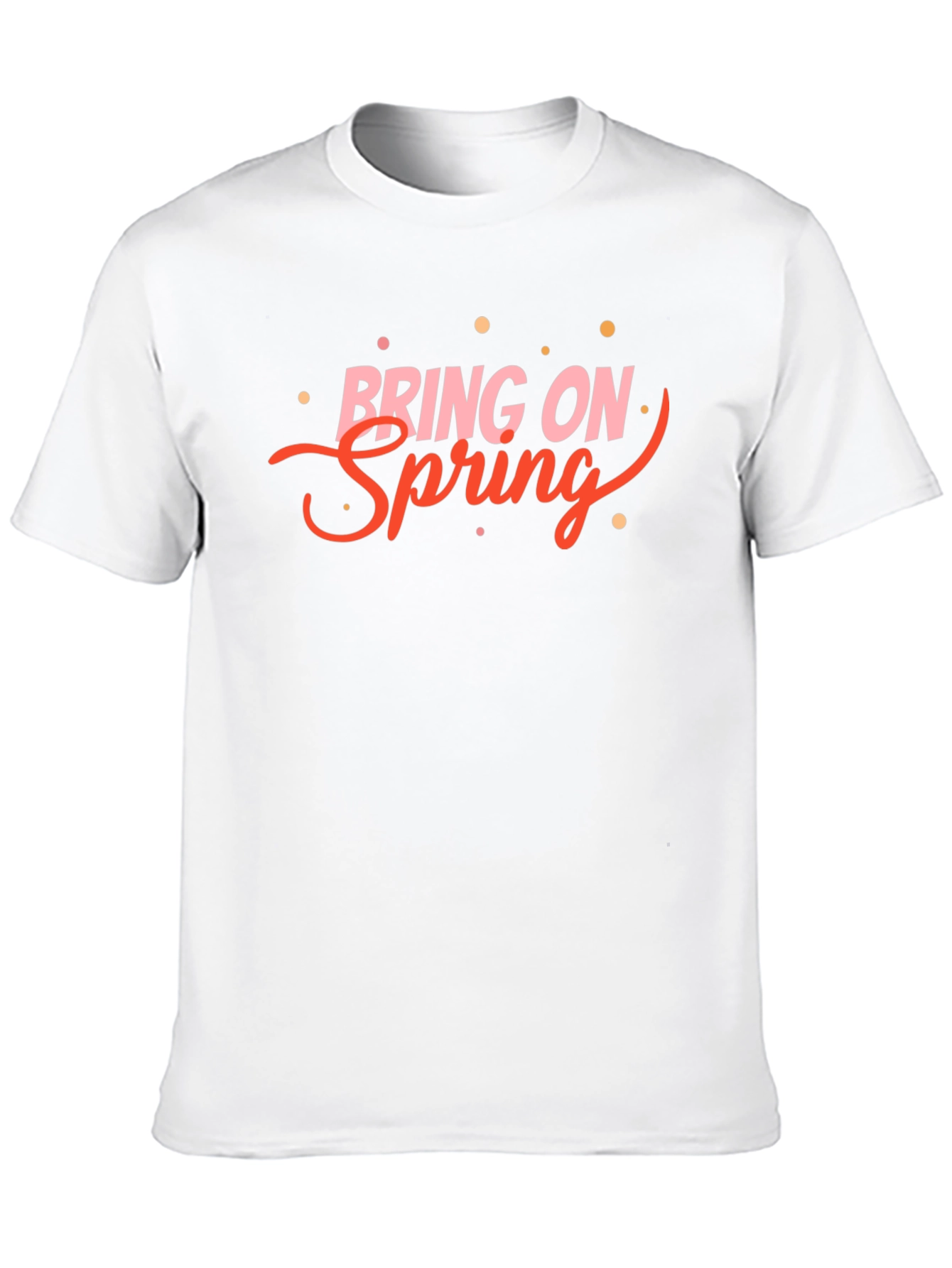 Bring On Spring Graphic Tee - Black Unisex T-Shirt