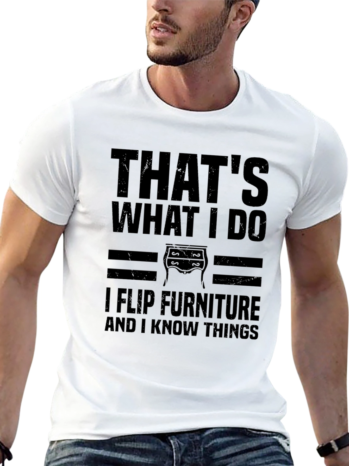 I Flip Furniture T-Shirt - Funny Graphic Tee