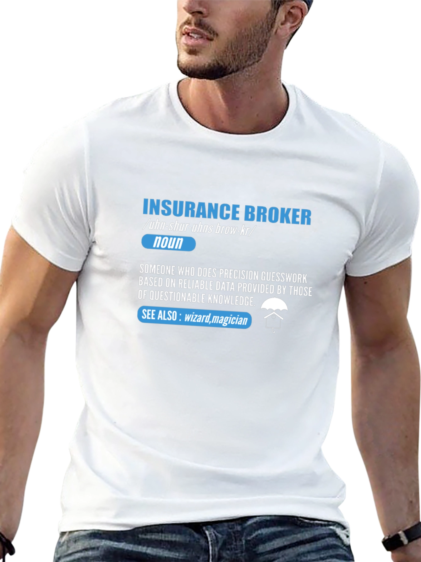 Insurance Broker Definition T-Shirt - Funny Job Gift