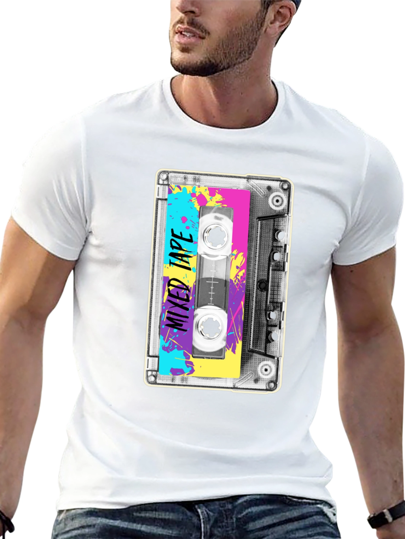 Retro Mixtape T-Shirt - 80s Cassette Graphic Tee
