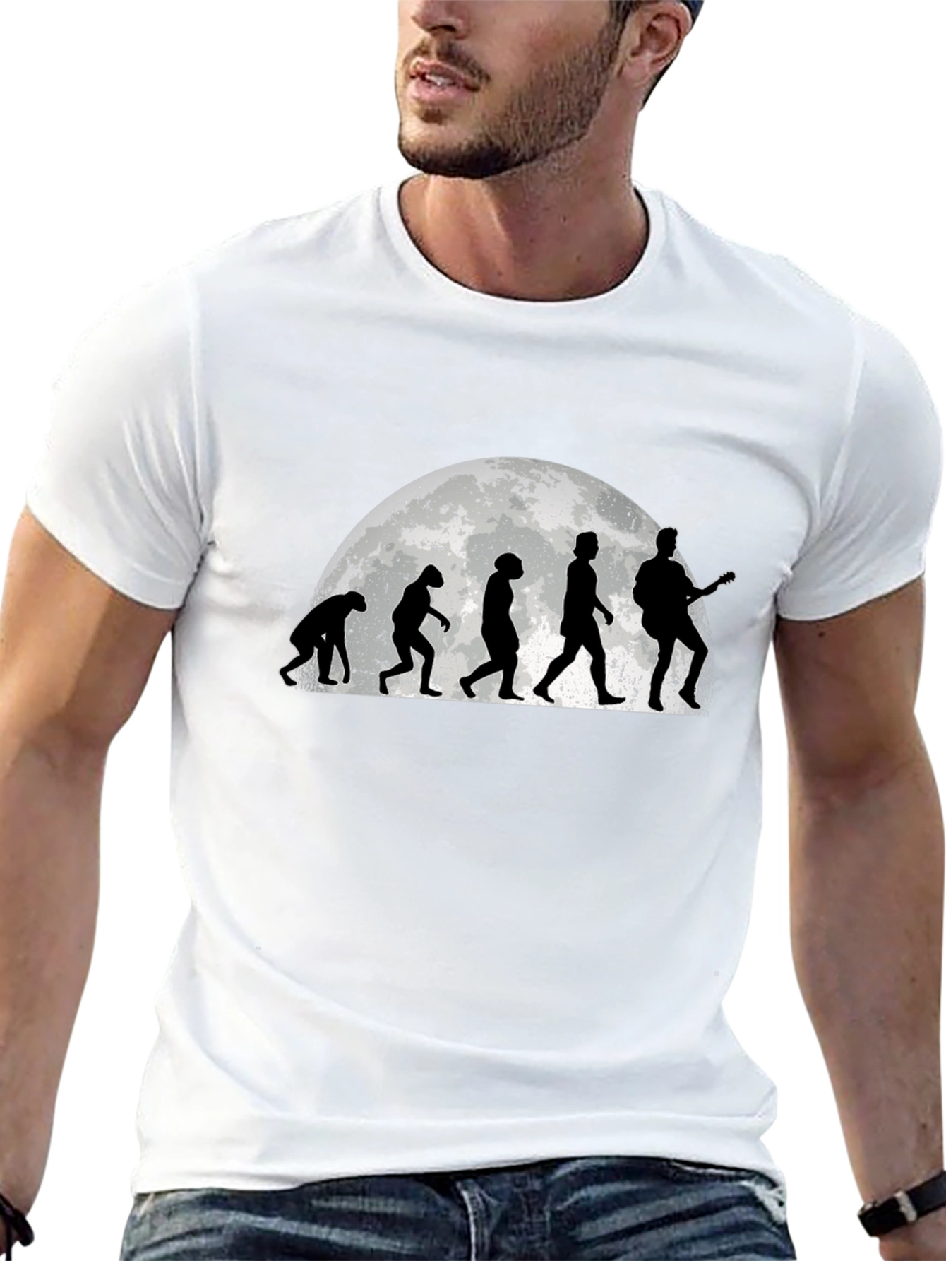 Evolution of Guitarist Graphic Tee